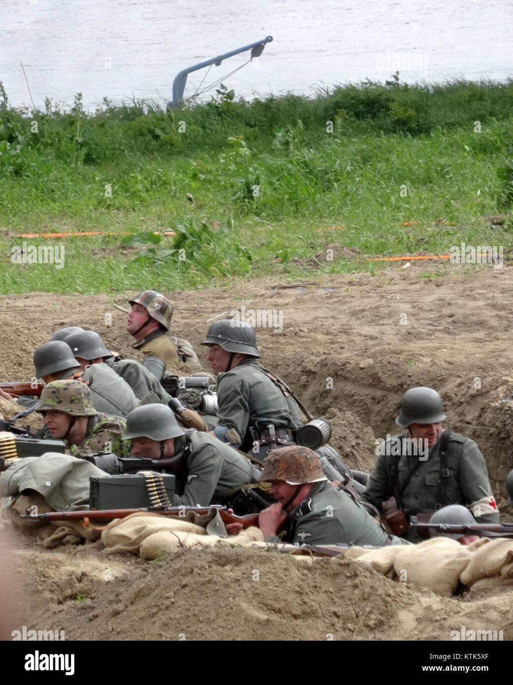 Il festival BDG Stary Fordon, tenutosi il 9 maggio 2015, nel quartiere storico di Stary Fordon in Polonia, celebra la cultura locale, la musica e le tradizioni della comunità. Foto Stock