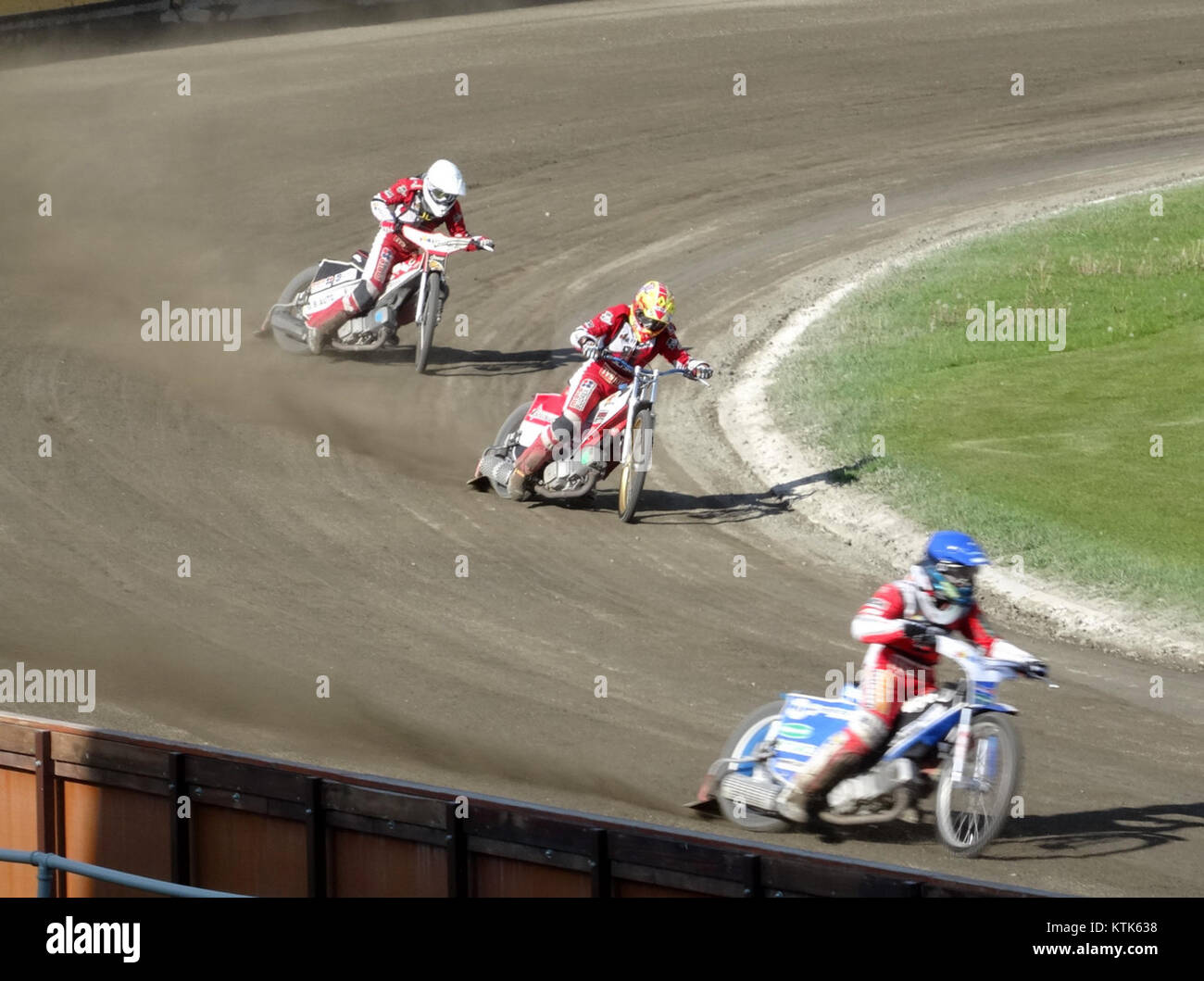 L'evento "BDG Polonia Zuzel" del 12 maggio 2015 si riferisce probabilmente a un evento sportivo o a una competizione svoltasi in una sede denominata Polonia a Bydgoszcz, Polonia, in particolare associata ad attività di autodromo o motoristica. Foto Stock