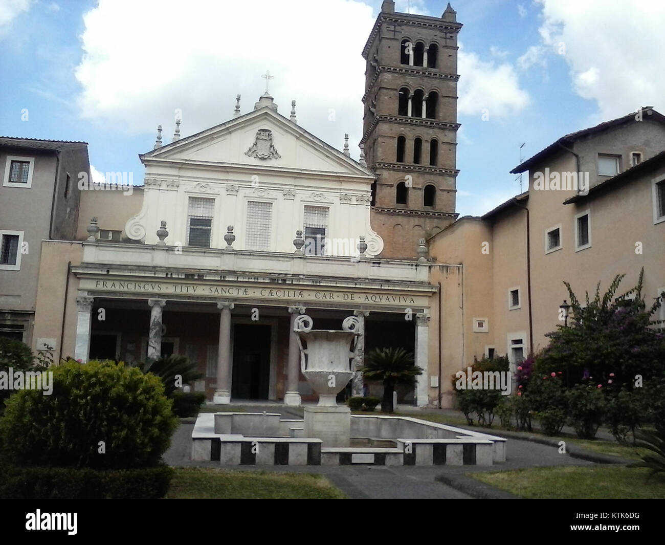 Basilica di santa cecilia a trastevere immagini e fotografie stock ad