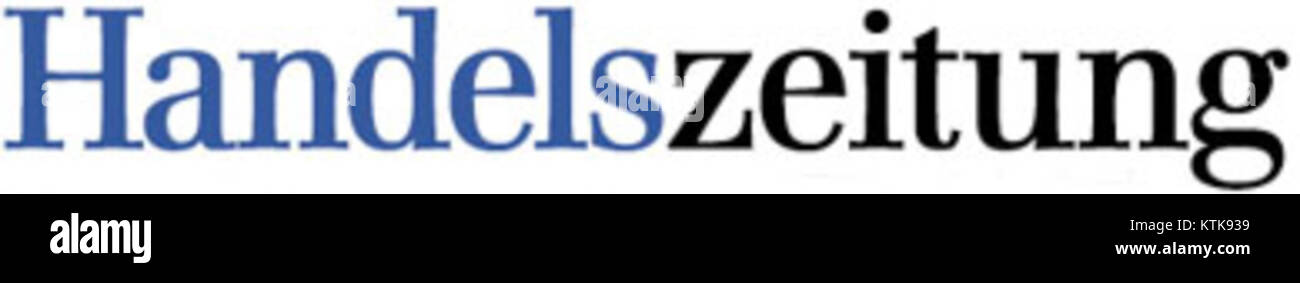 L'Handelszeitung è un importante quotidiano svizzero di economia, noto per la sua copertura sui mercati finanziari, le tendenze economiche e le notizie commerciali in Svizzera e a livello globale. È considerata una risorsa chiave per i professionisti della comunità aziendale. Foto Stock