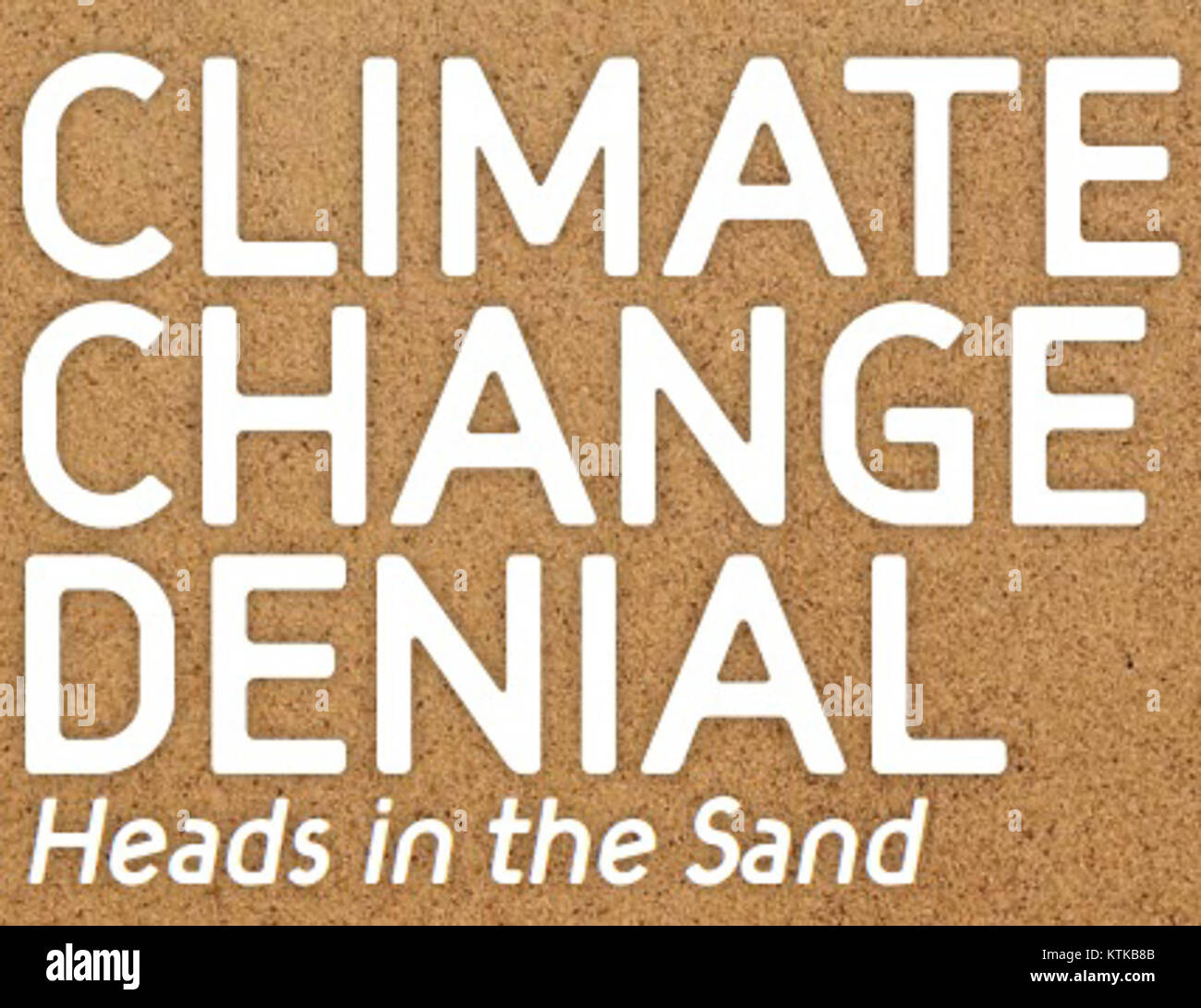 Questo testo discute il fenomeno della negazione del cambiamento climatico, esplorando le ragioni alla base del rifiuto della scienza del clima e le implicazioni sociali derivanti dall'ignorare gli avvertimenti ambientali. Foto Stock