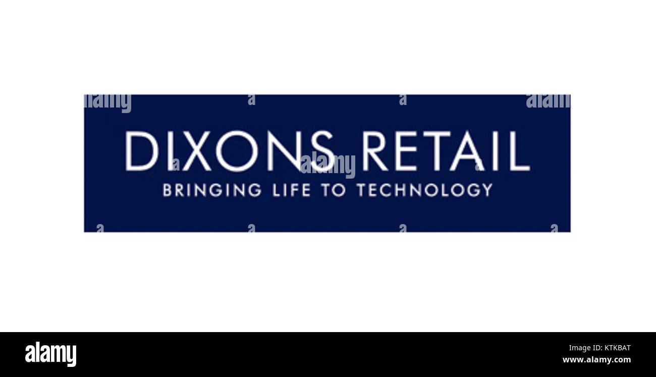 Dixons Retail è stata una multinazionale di elettronica con sede in Gran Bretagna, nota per offrire una vasta gamma di prodotti elettronici di consumo, informatici ed elettrodomestici. Ha gestito numerosi marchi in tutto il Regno Unito e in Europa prima di fondersi con Currys plc. Foto Stock