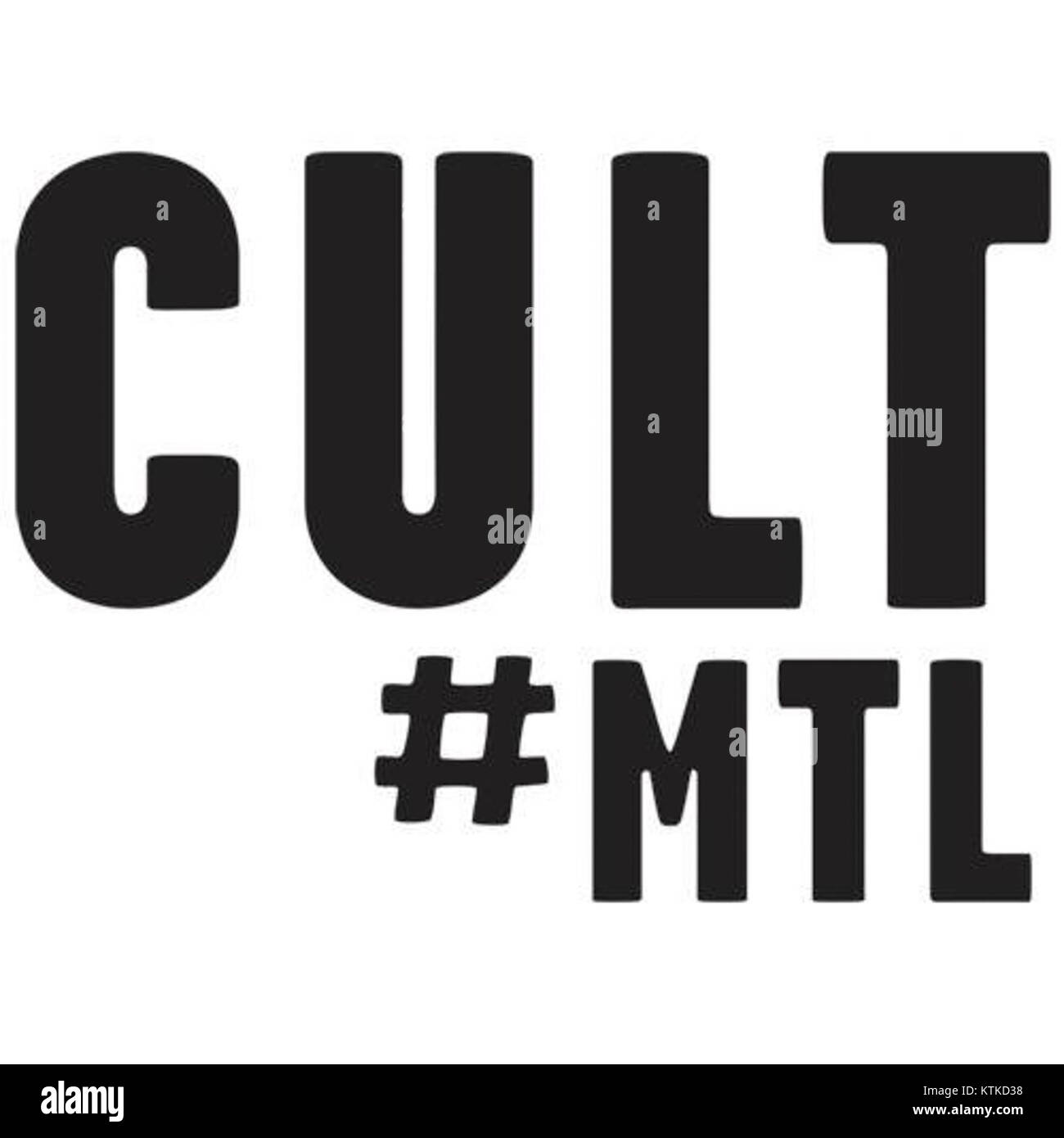 CultMTL è una pubblicazione culturale, che probabilmente si concentra sulla musica, le arti e gli eventi a Montreal, offrendo copertura di scene culturali locali e globali. Foto Stock