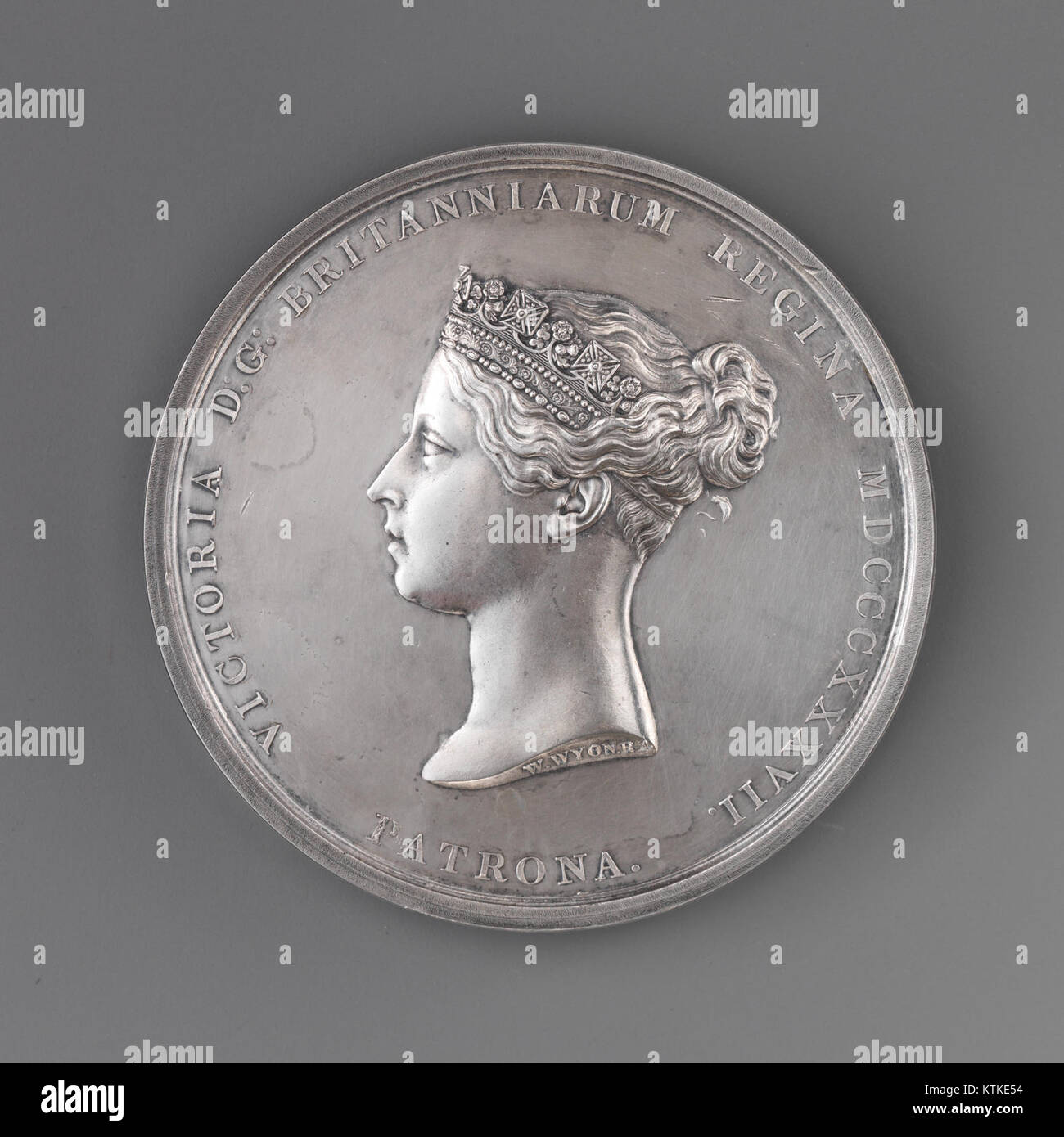 Questo premio del 1874 della Royal Academy a G.F. Munn per gli studi sulla vita riflette l'importanza degli studi sulla vita nello sviluppo dell'arte durante quel periodo. Foto Stock