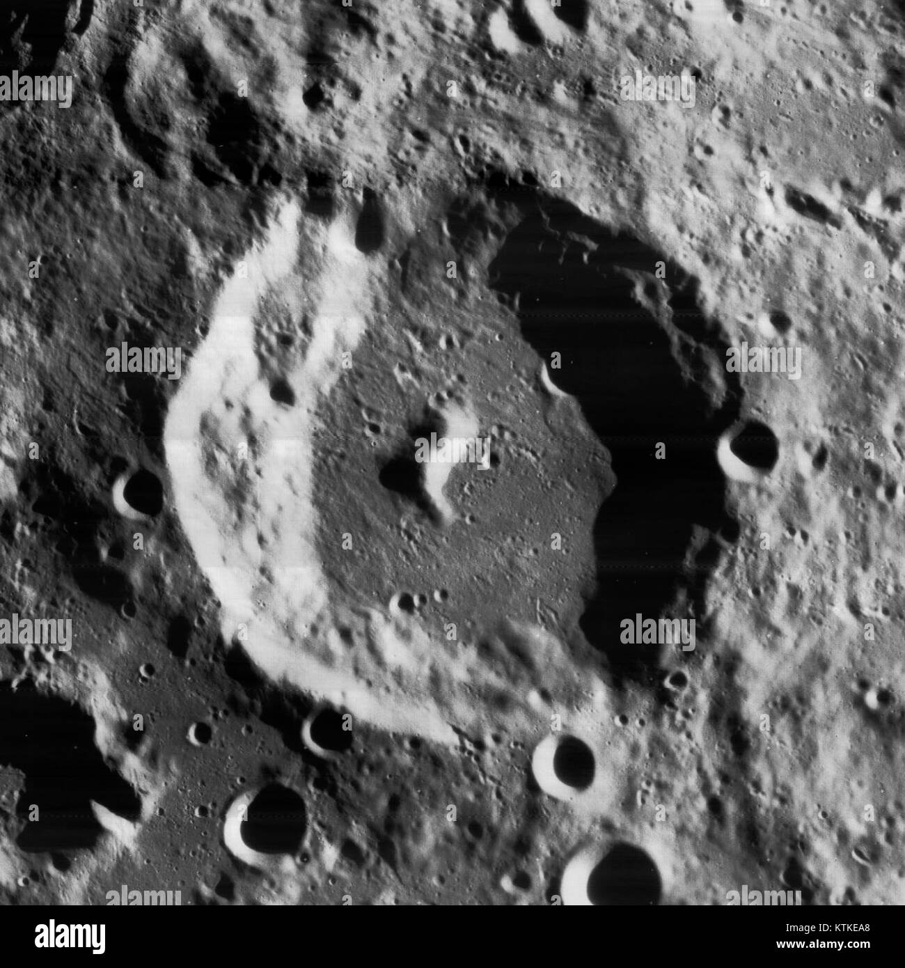 Il cratere Bettinus 4154 h3 Foto Stock