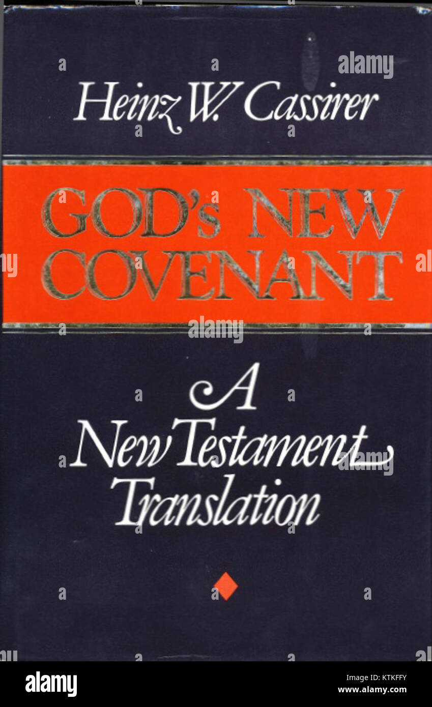 Coperchio della divinità Nuova Alleanza, un nuovo Testamento Traduzione Foto Stock