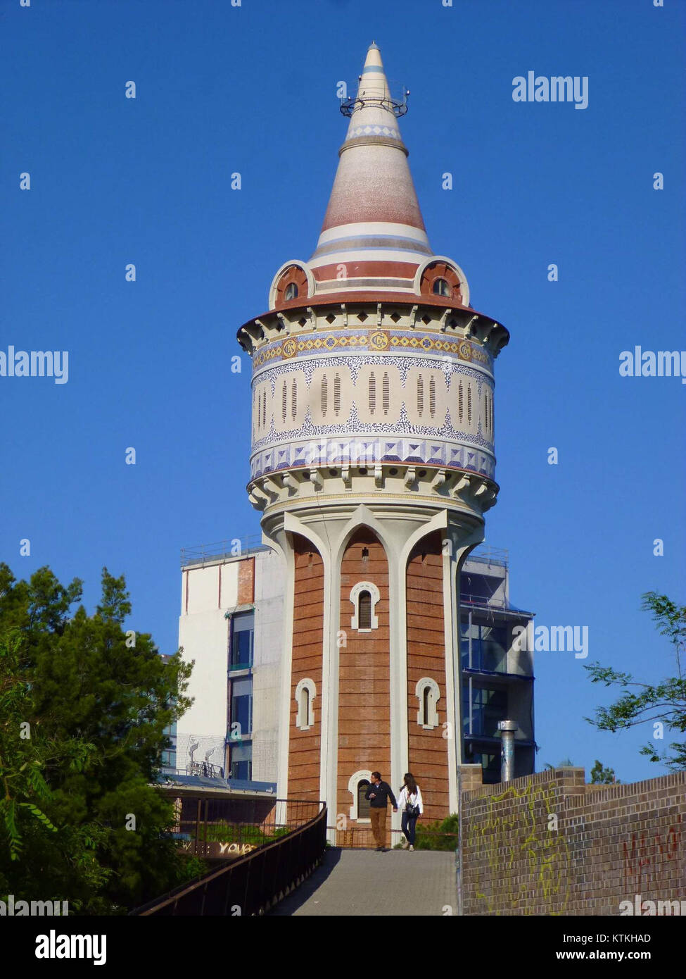 Barcellona Torre de la Catalana de Gas 1 Foto Stock