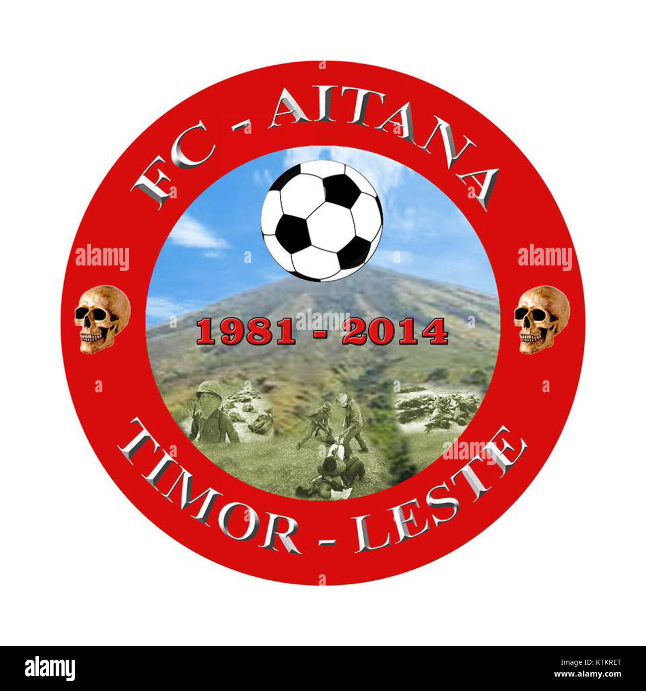 L'FC Aitana è una società calcistica con sede in Spagna, nota per la sua partecipazione ai campionati regionali e il suo contributo alla cultura sportiva locale. Foto Stock