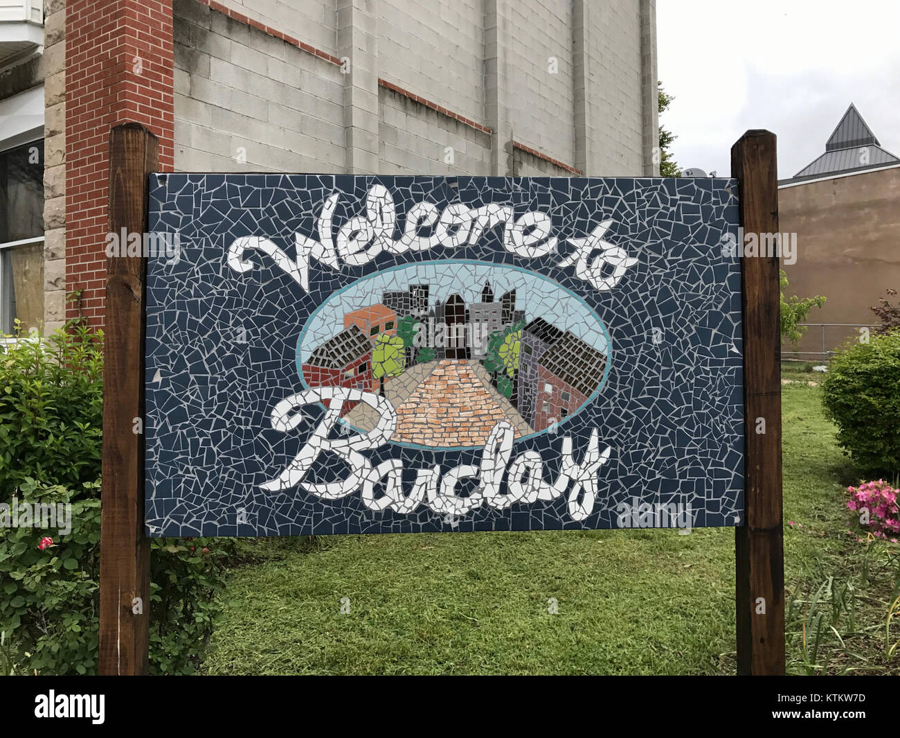 Barclay segno gateway, vacante molto, 2301 Barclay Street, Baltimore, MD 21218 (34753754772) Foto Stock