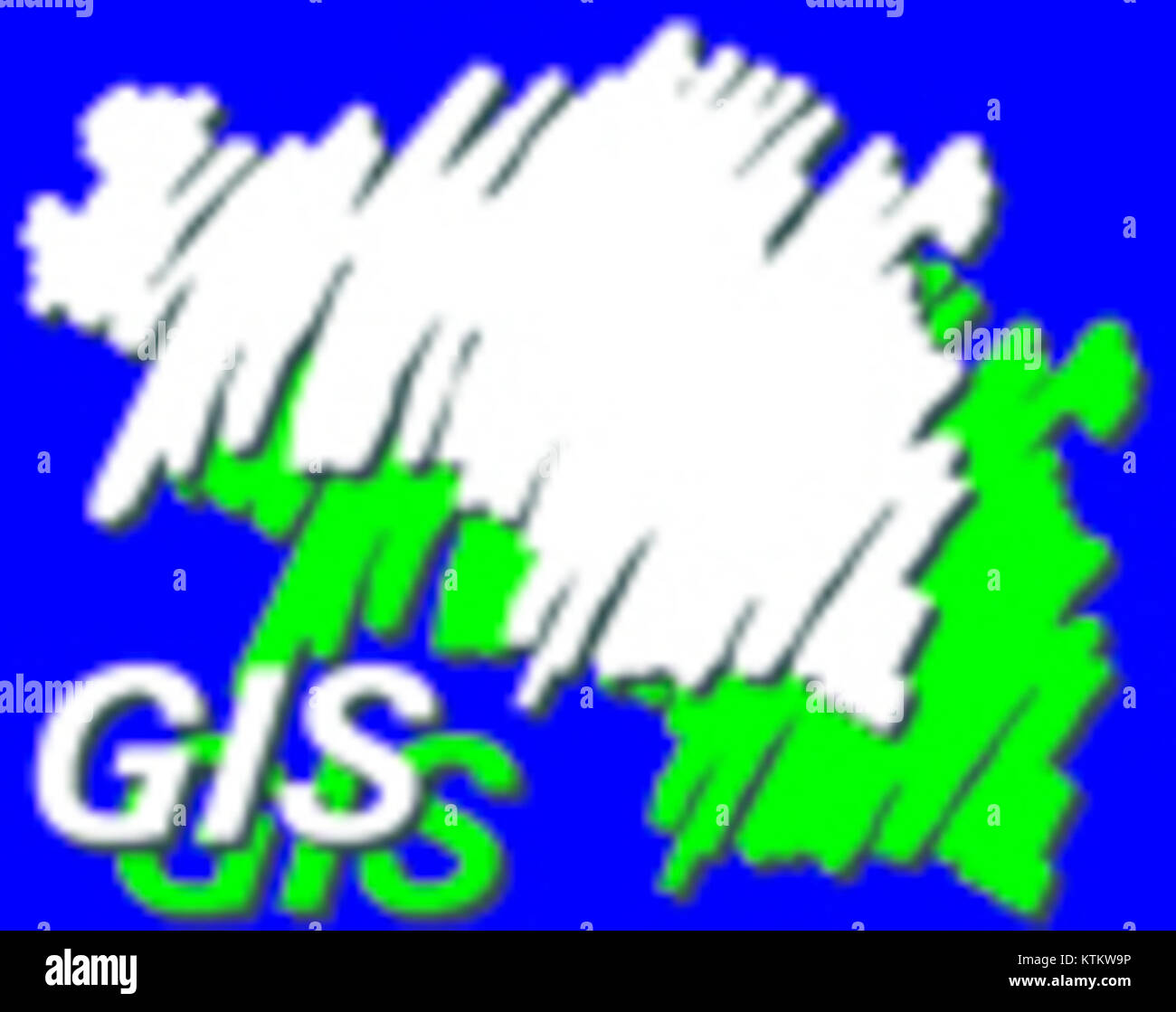 Il logo GIS Steiermark rappresenta il dipartimento per i sistemi informativi geografici di Steiermark, Austria. È coinvolta nella mappatura e nella fornitura di dati territoriali per la pianificazione e lo sviluppo del territorio. Foto Stock