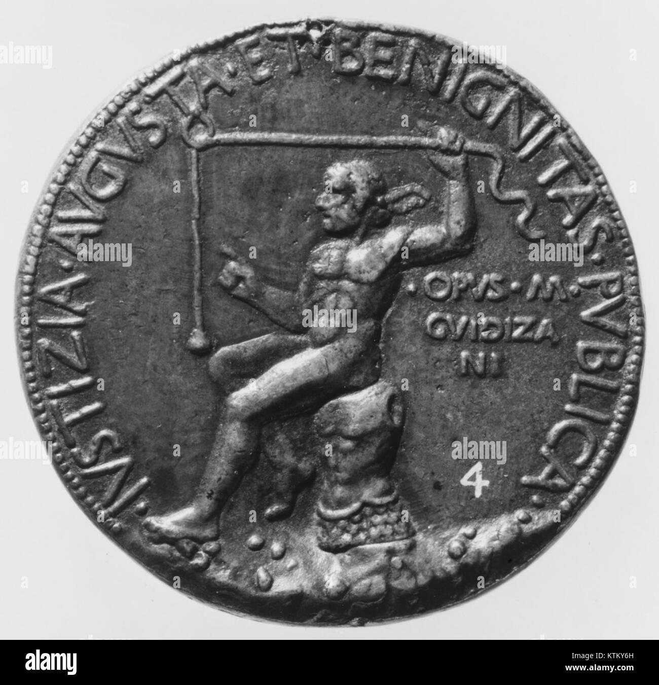 Bartolommeo Colleone è una famosa statua dello scultore italiano Andrea del Verrocchio, situata nel Museo Metropolitano d'Arte La statua equestre rappresenta il generale veneziano del XV secolo Bartolommeo Colleone. Foto Stock