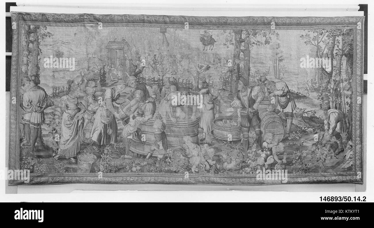 *Autumn*, parte di *le stagioni di Lucas*, è una serie di dipinti che ritrae le stagioni mutevoli attraverso un'interpretazione dinamica della natura. Questo pezzo, situato nel Metropolitan Museum of Art, cattura l'essenza dell'autunno. Foto Stock