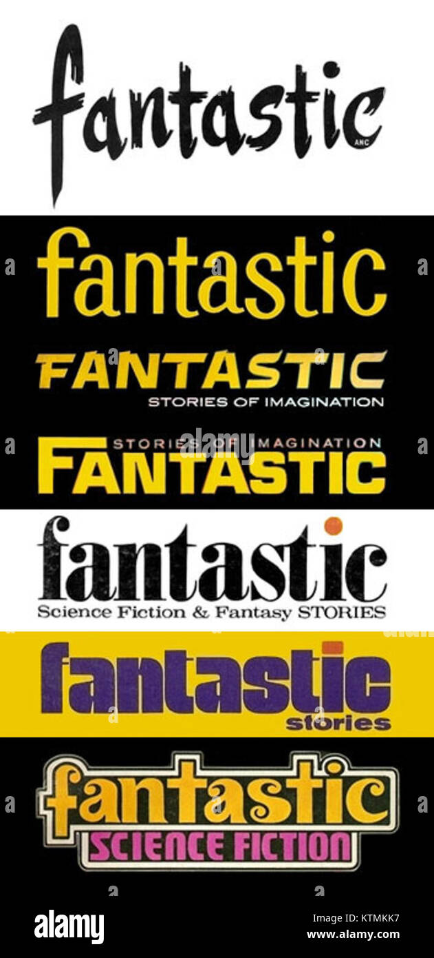 Una raccolta di diversi stili di carattere utilizzati nel design, che mostrano stili tipografici unici e la creatività tipografica su diversi mezzi. Foto Stock