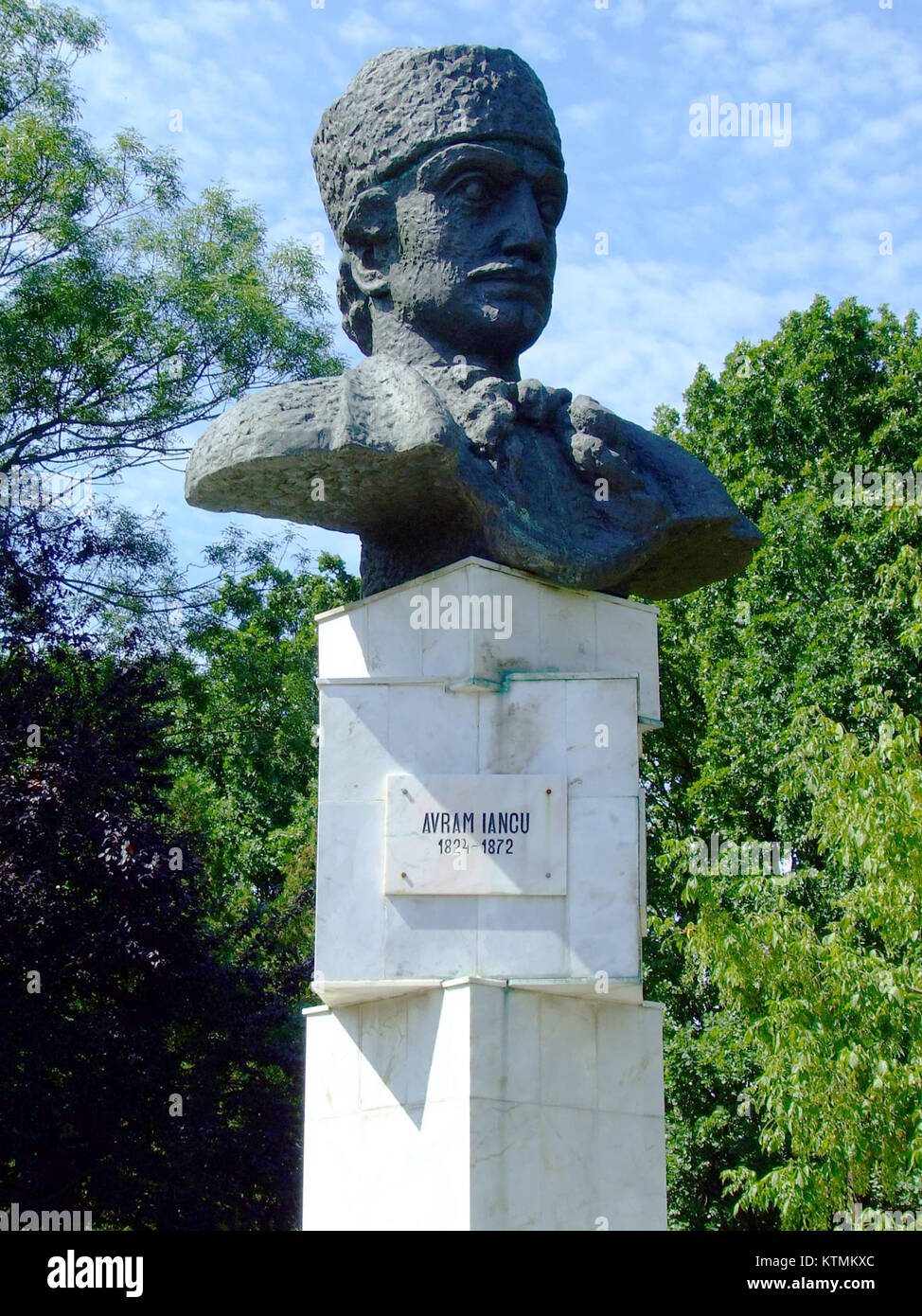 Avram Iancu era un eroe nazionale rumeno, noto per il suo coinvolgimento nelle rivoluzioni del 1848, in particolare nella regione di Nagszalonta. Foto Stock