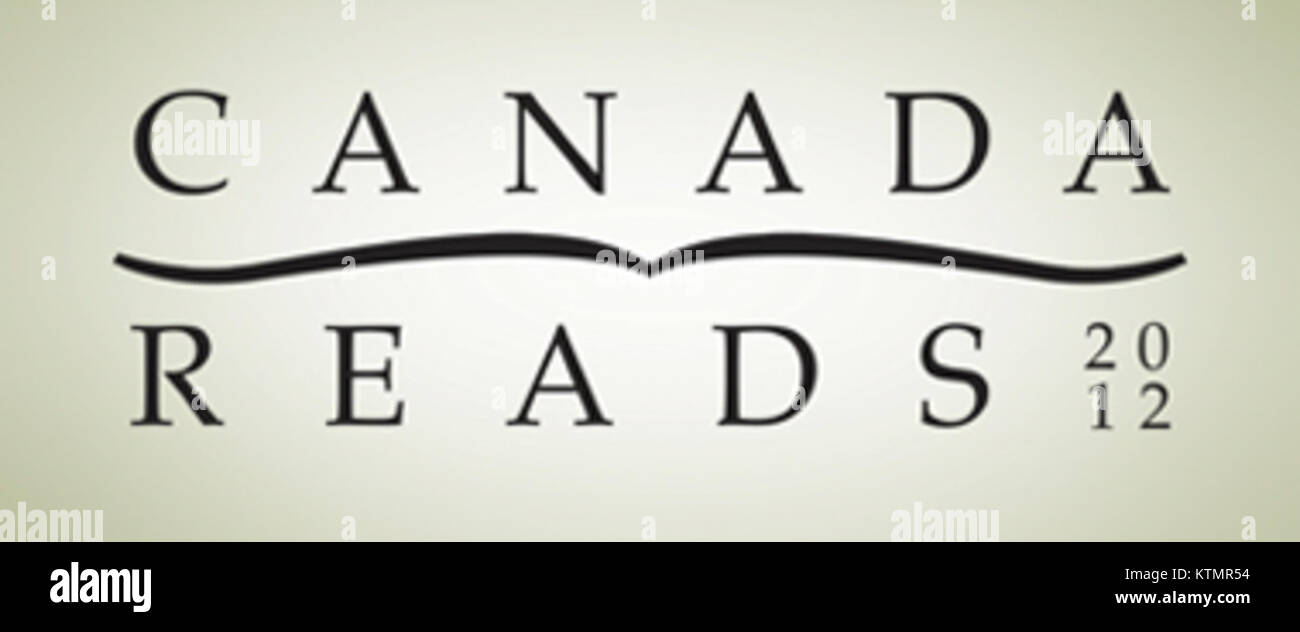 CanReadsLogo08 è un file di immagine che rappresenta potenzialmente un logo o una grafica associata all'iniziativa CanReads, un programma che promuove l'alfabetizzazione e la lettura. Foto Stock