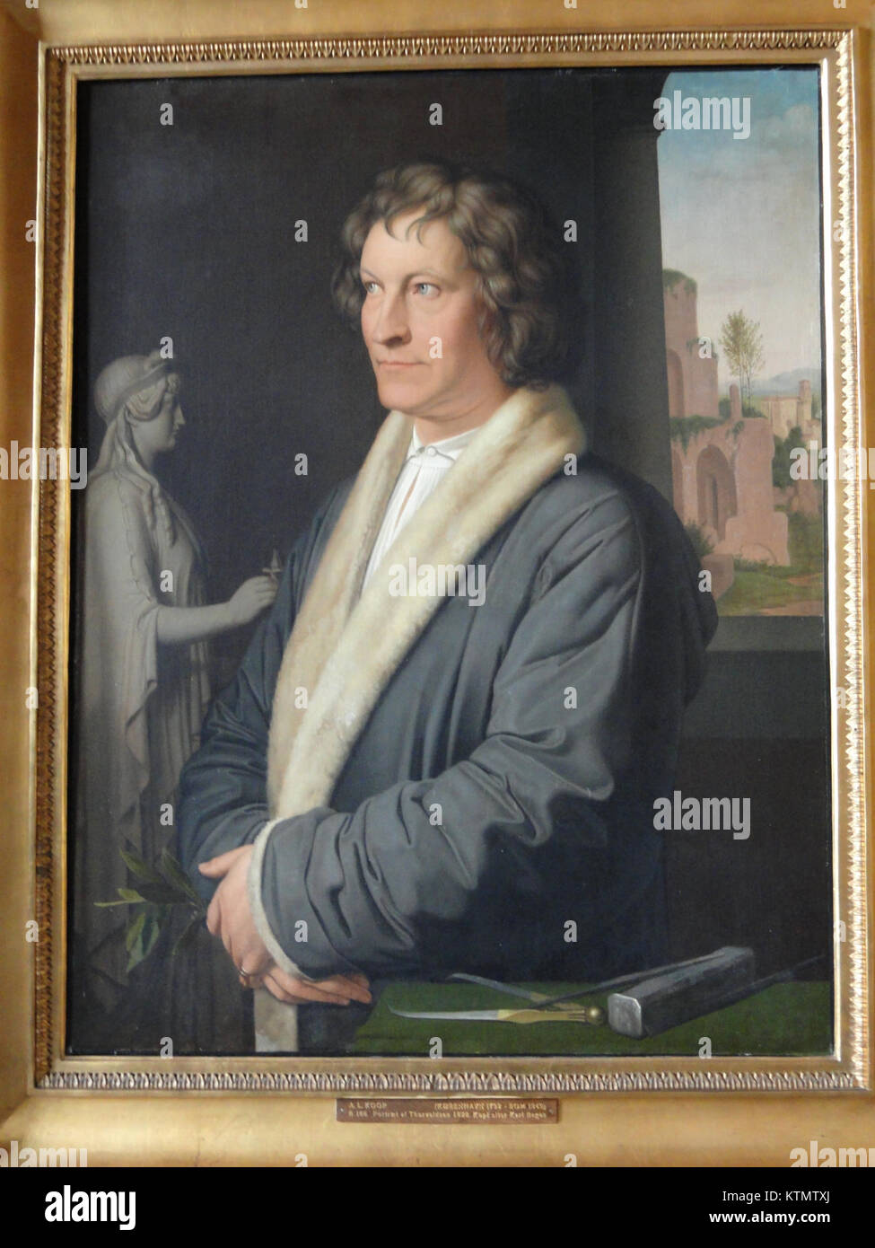 Bertel Thorvaldsen da A. L. Koop dopo Carl Joseph Begas Thorvaldsens Museum DSC08796 Foto Stock