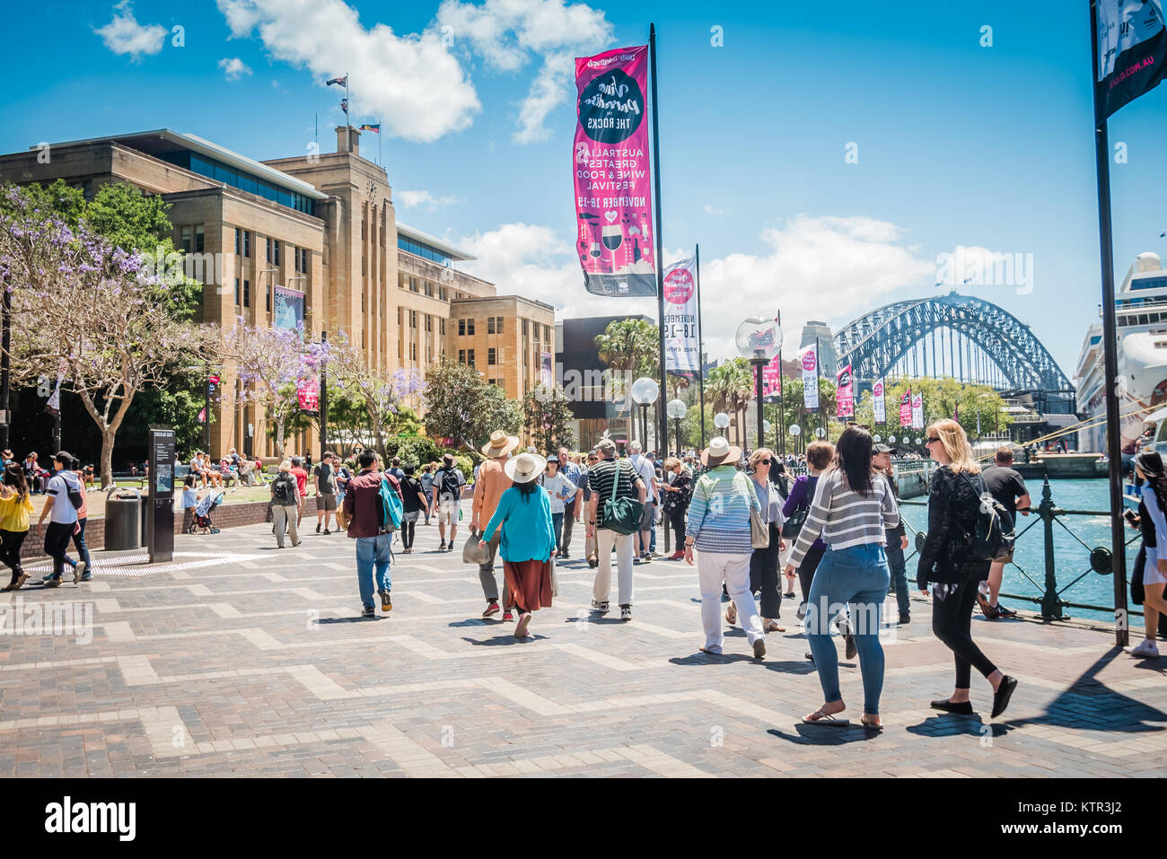 Sydney Circular Quay area Foto Stock