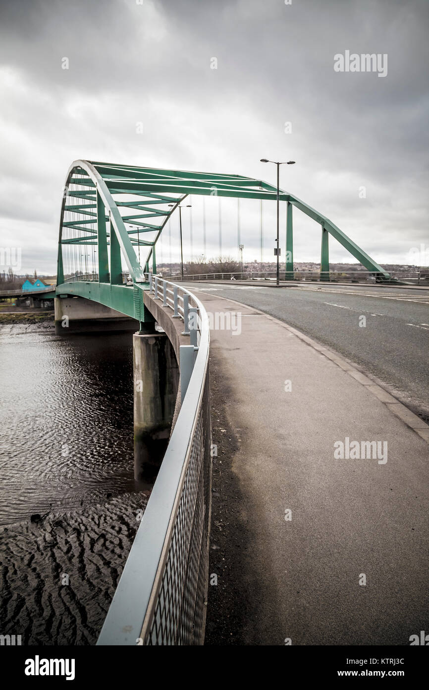 Scotswood Road bridge, Newcastle upon Tyne, Tyne and Wear Foto Stock