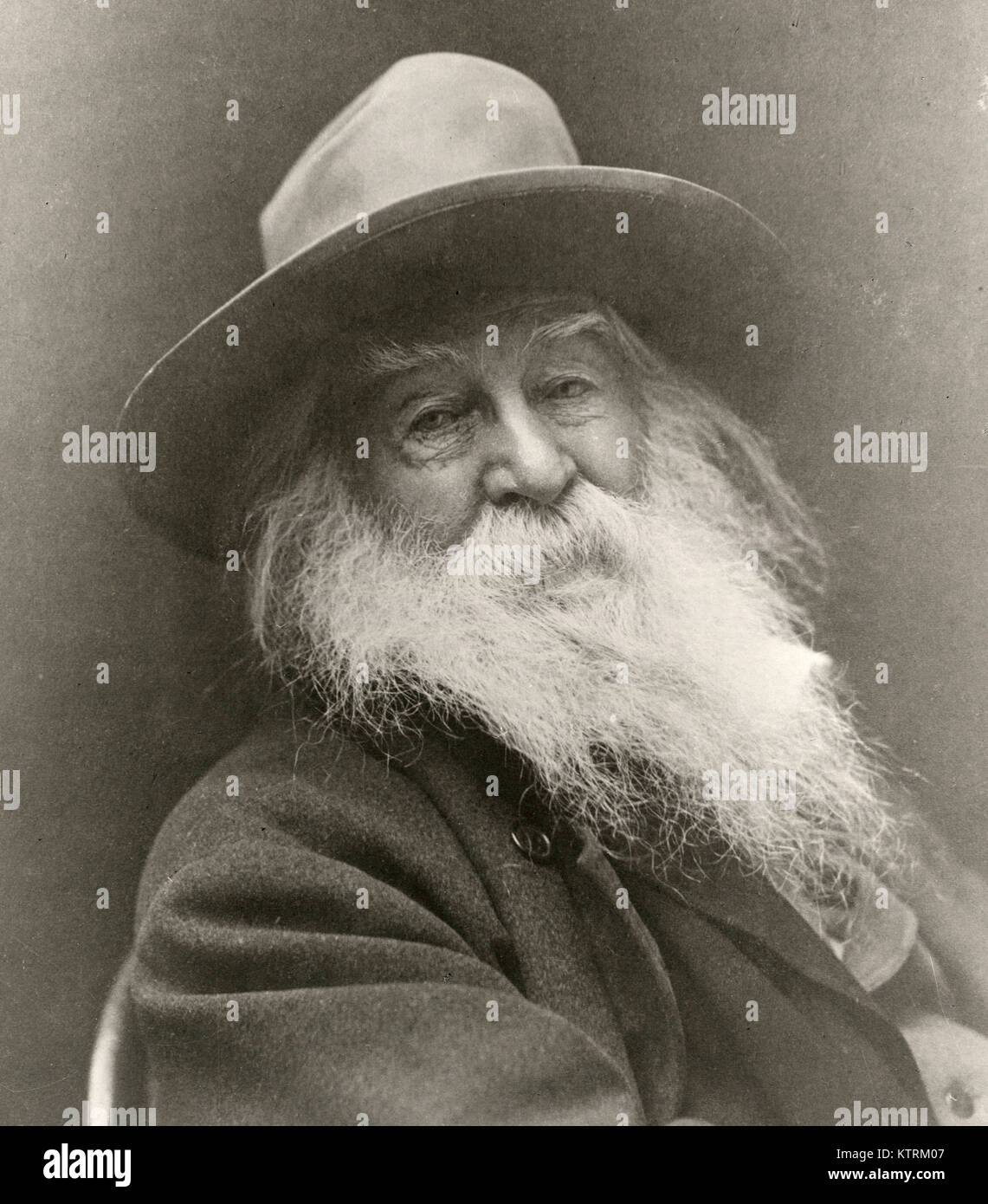Walt Whitman, Walter "" Walt Whitman, poeta americano Foto Stock
