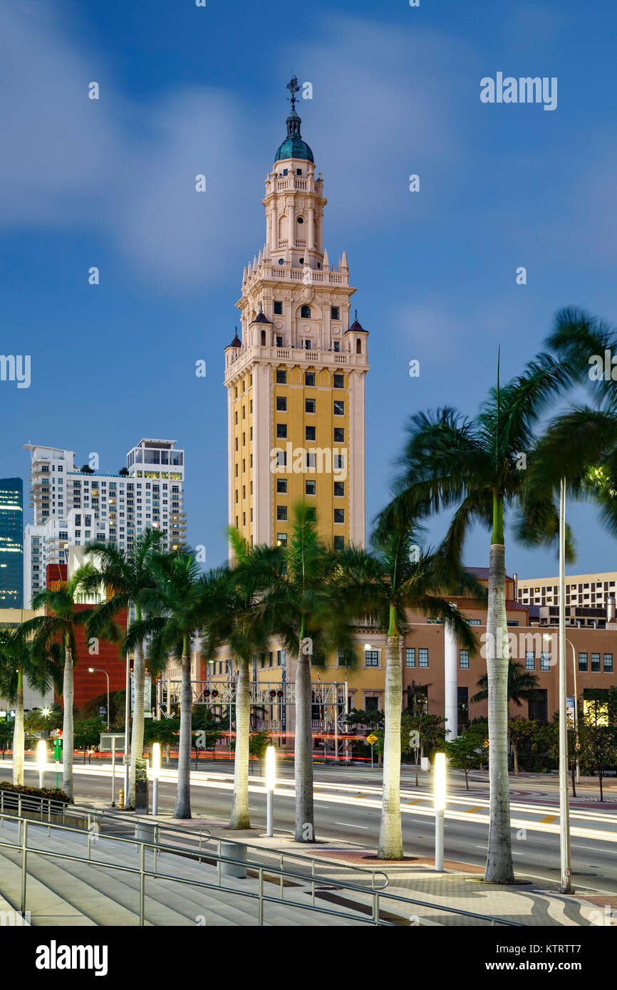 Freedom Tower, Miami, Florida USA Foto Stock