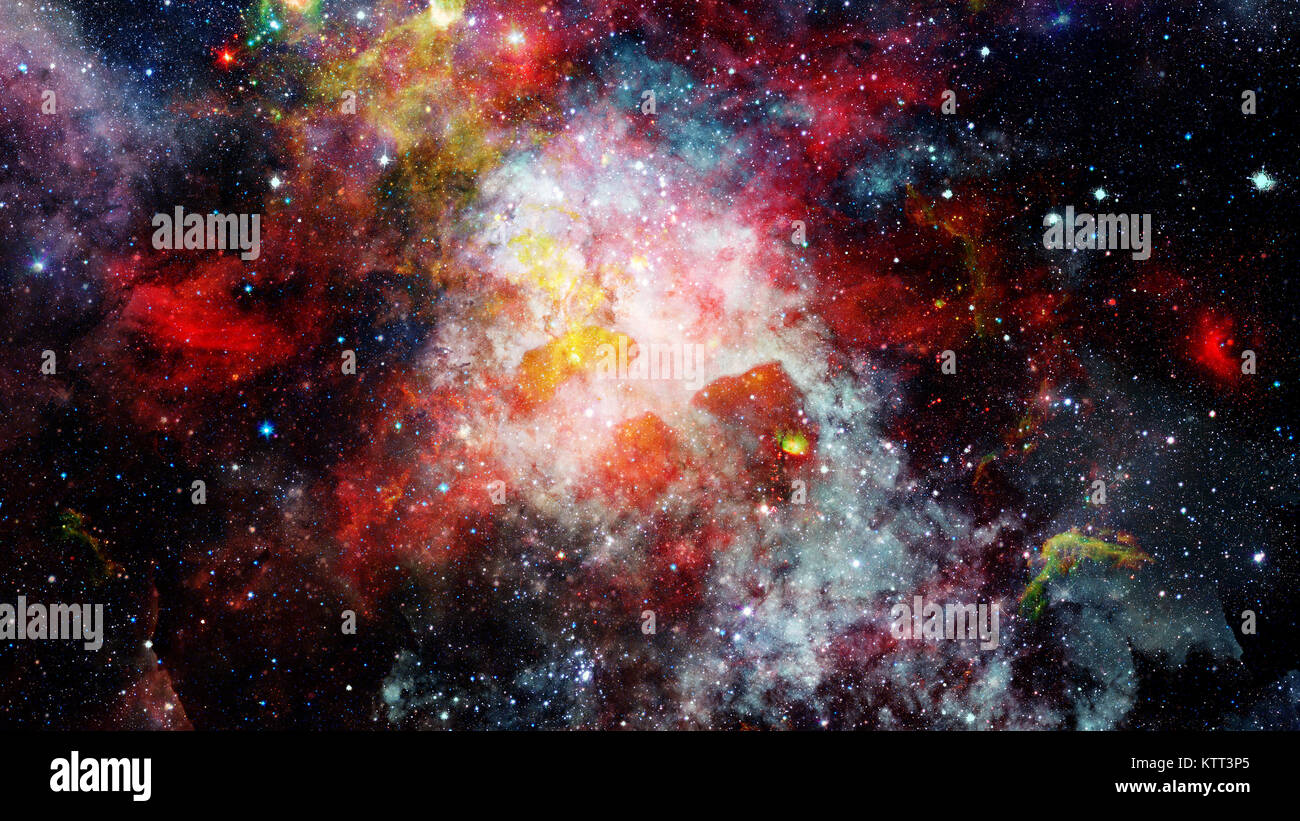 Alta definizione campo stella sullo sfondo. Gli elementi di questa immagine fornita dalla NASA. Foto Stock