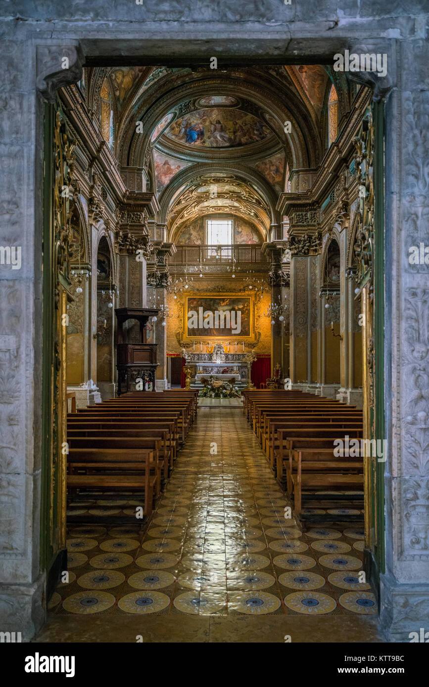 Chiesa di San Giorgio in Salerno, Campania, Italia. Foto Stock