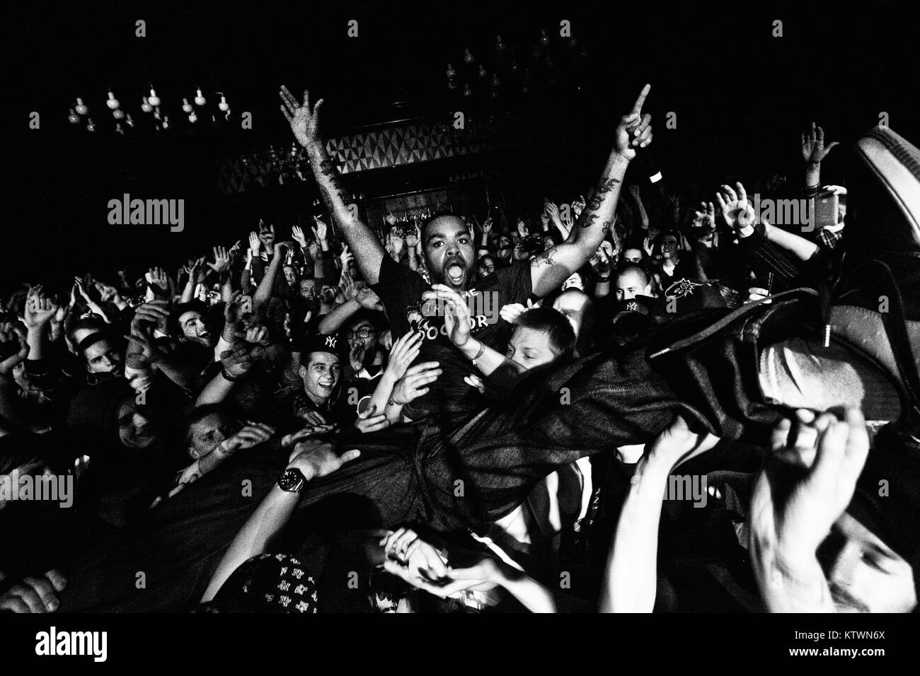 Il rapper americano Method Man è uno dei membri originali del leggendario hip-hop il collettivo Wu-Tang Clan. Egli è qui raffigurato in un concerto dal vivo a VEGA in Copenhagen. Danimarca 25/03 2010. Foto Stock