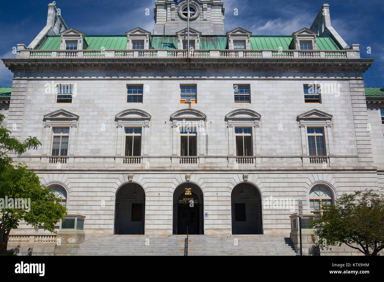 PORTLAND, Maine - luglio 5, 2016: La Città di Portland Hall è il centro del governo della città di Portland, Maine.La struttura è stata costruita nel 1909-12 e stato Foto Stock