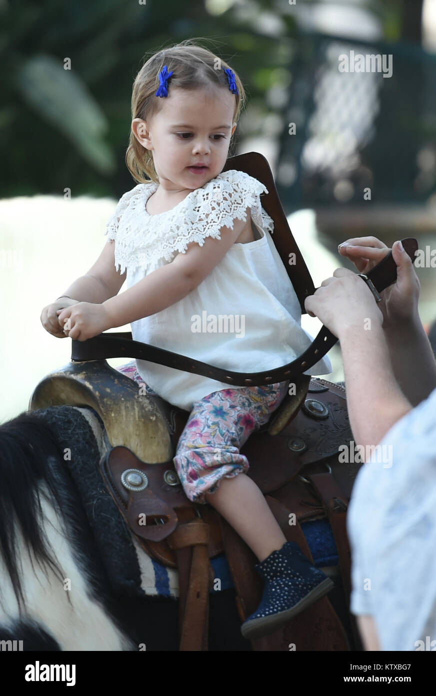 Rachel Bilson prende la sua figlia Briar Rose Christensen per il mercato degli agricoltori con sua madre Janice Stanger dotate: Briar Rose Christensen dove: Los Angeles, California, Stati Uniti quando: 26 Nov 2017 Credit: WENN.com Foto Stock