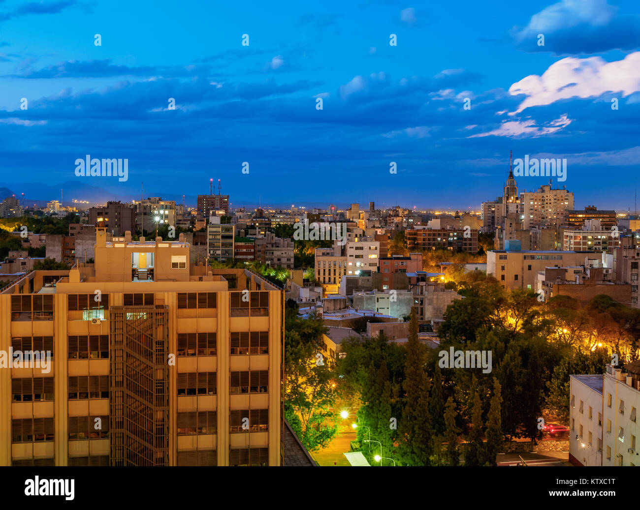 Paesaggio di Mendoza, twilight, Argentina, Sud America Foto Stock Paesaggio di Mendoza, twilight, Argentina, Sud America Foto Stock