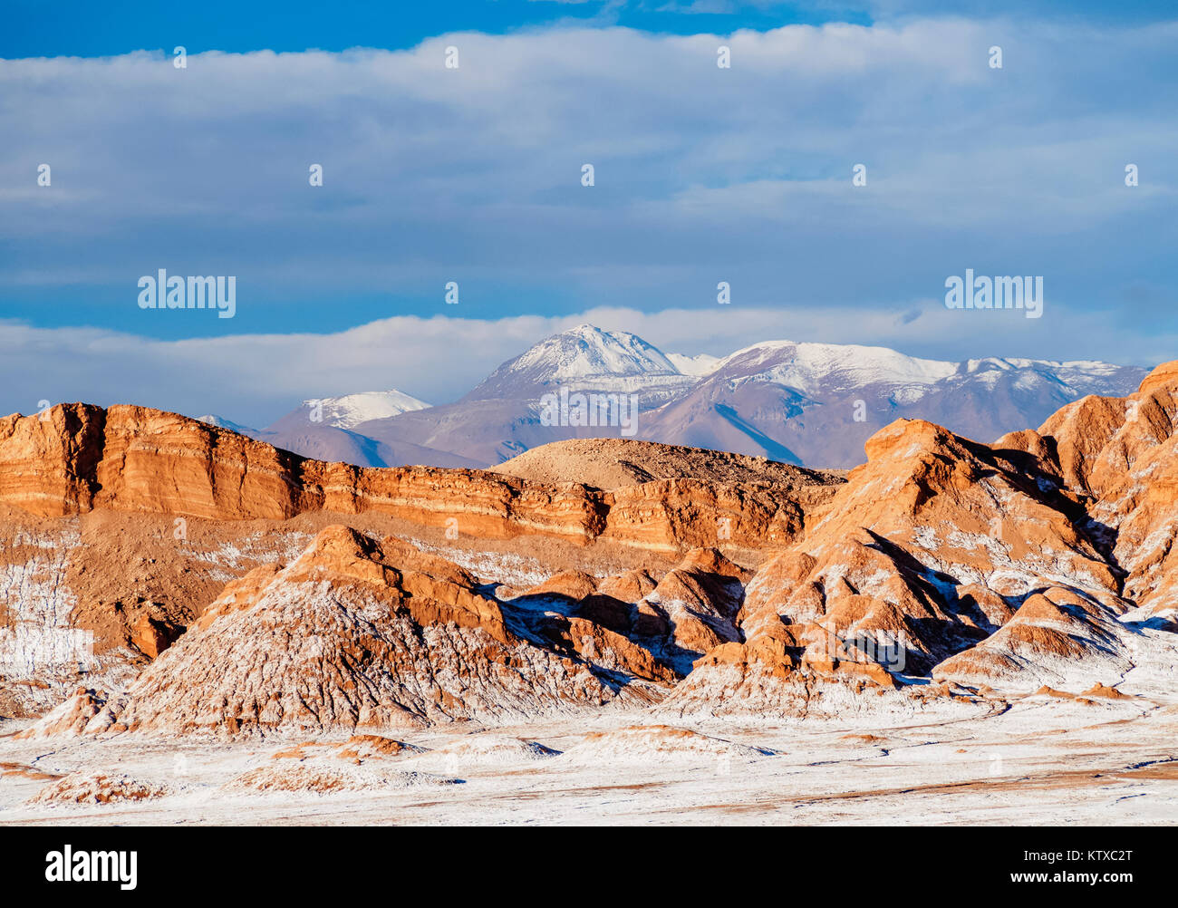 Valle de la Luna (a valle della luna), vicino a San Pedro de Atacama deserto di Atacama, Regione di Antofagasta, Cile, Sud America Foto Stock