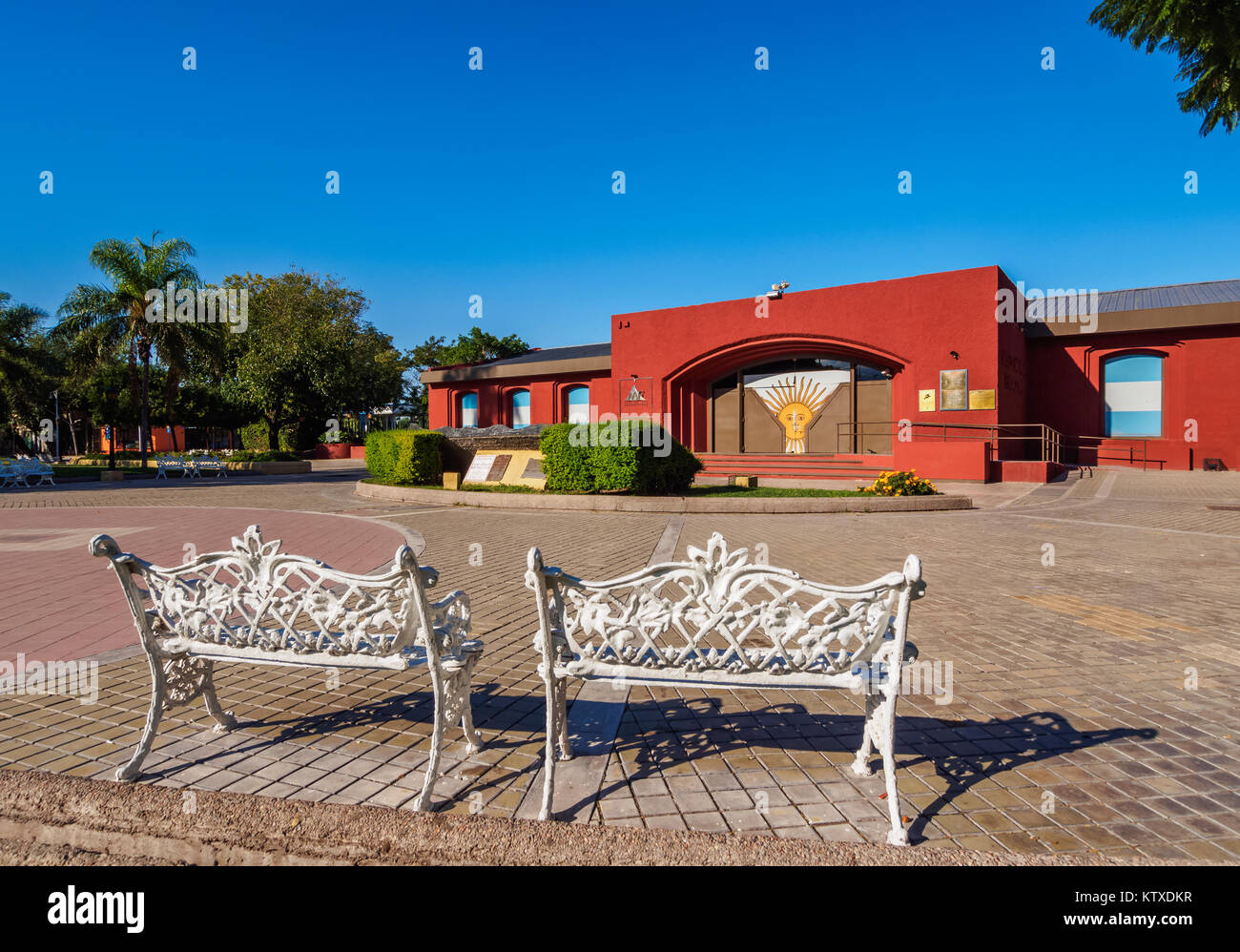 Museo del settore Fundacional, museo, Plaza Pedro del Castillo, Mendoza, Argentina, Sud America Foto Stock