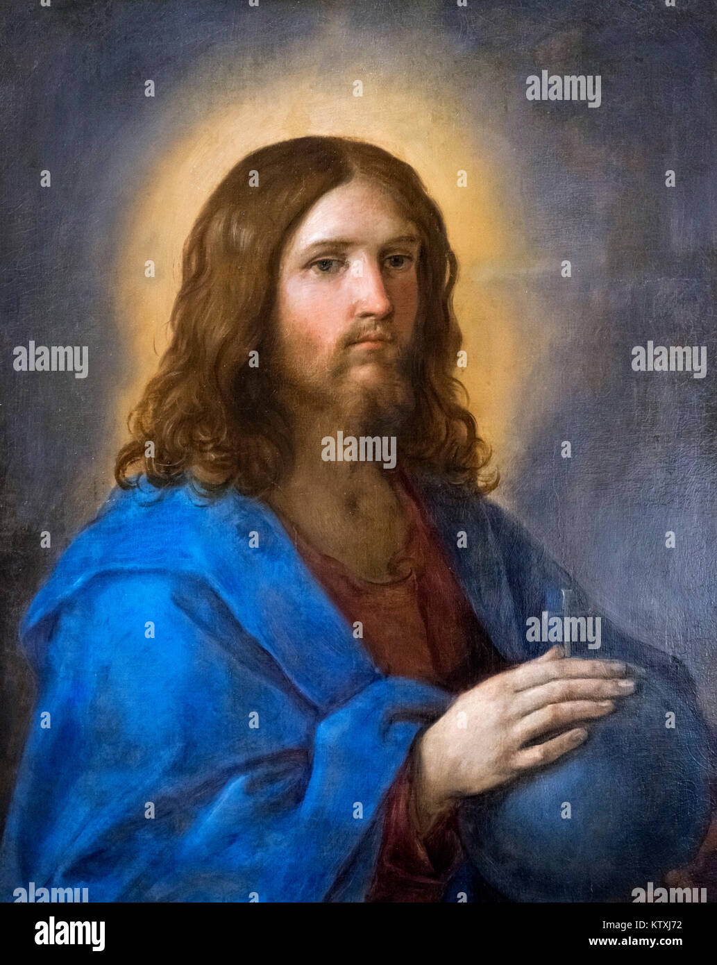 Cristo Salvatore (Cristo Salvatore) di Guido Reni (1575-1642) Foto Stock