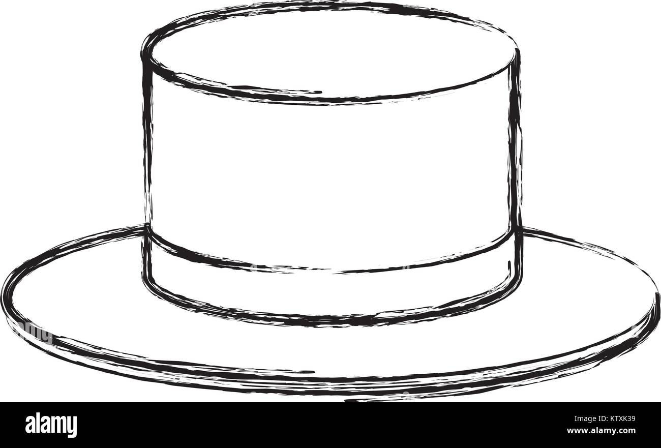 Maschio Vintage hat Illustrazione Vettoriale