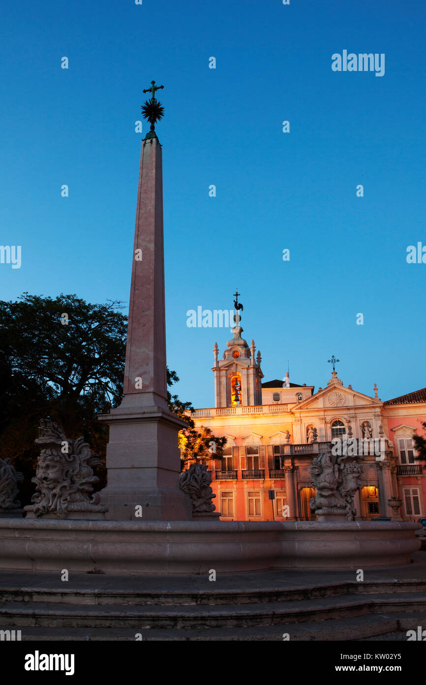 Il Palazzo delle Necessidades (Palacio das Necessidades) a Lisbona, Portogallo. Foto Stock