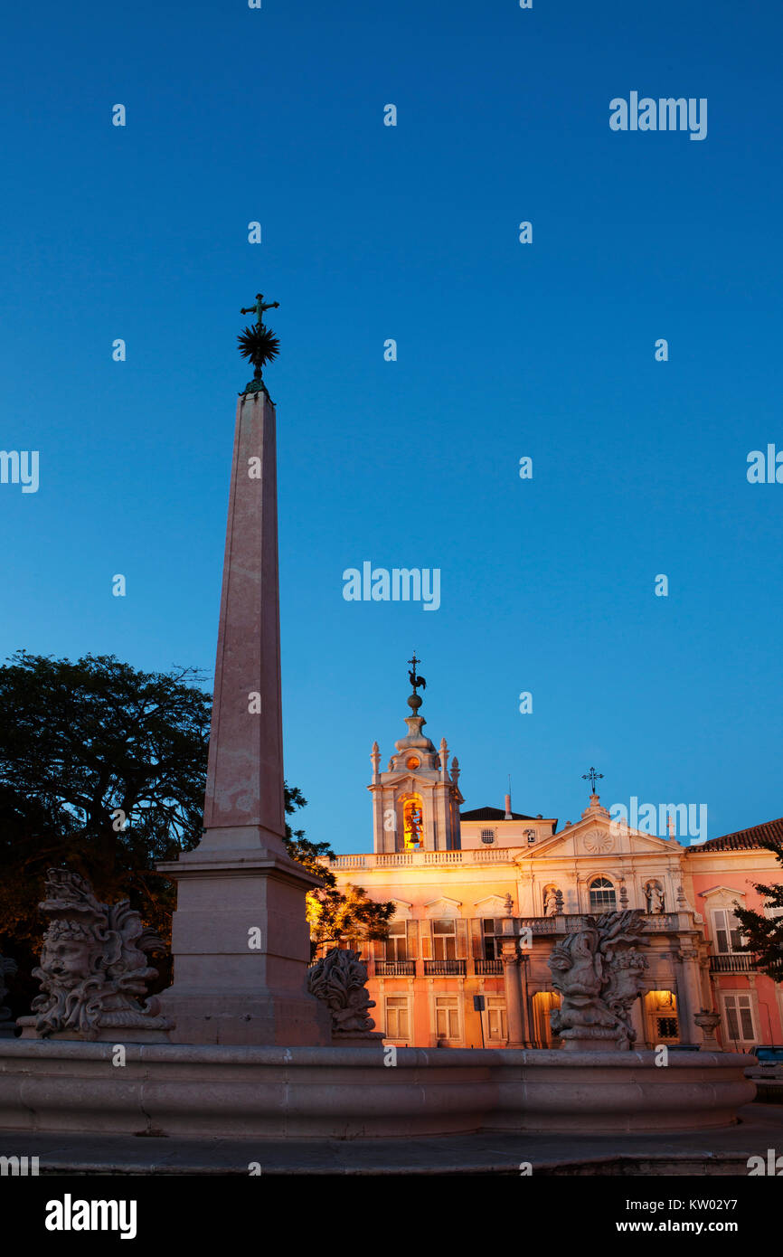 Il Palazzo delle Necessidades (Palacio das Necessidades) a Lisbona, Portogallo. Foto Stock