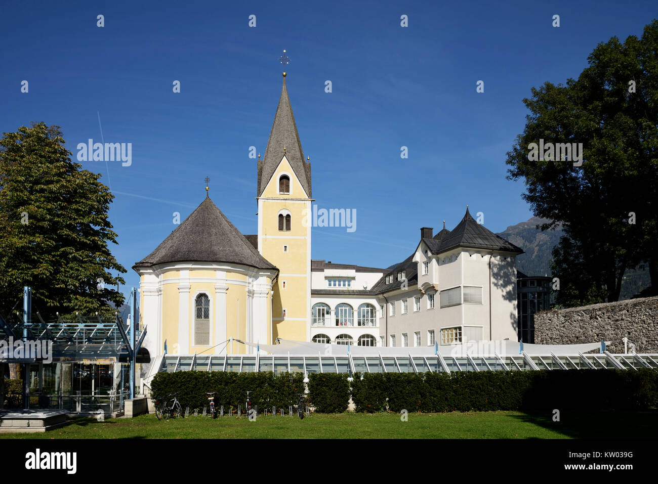 Osttirol Llenz, ex ospedale chiesa Spitalskirche ehemalige Foto Stock