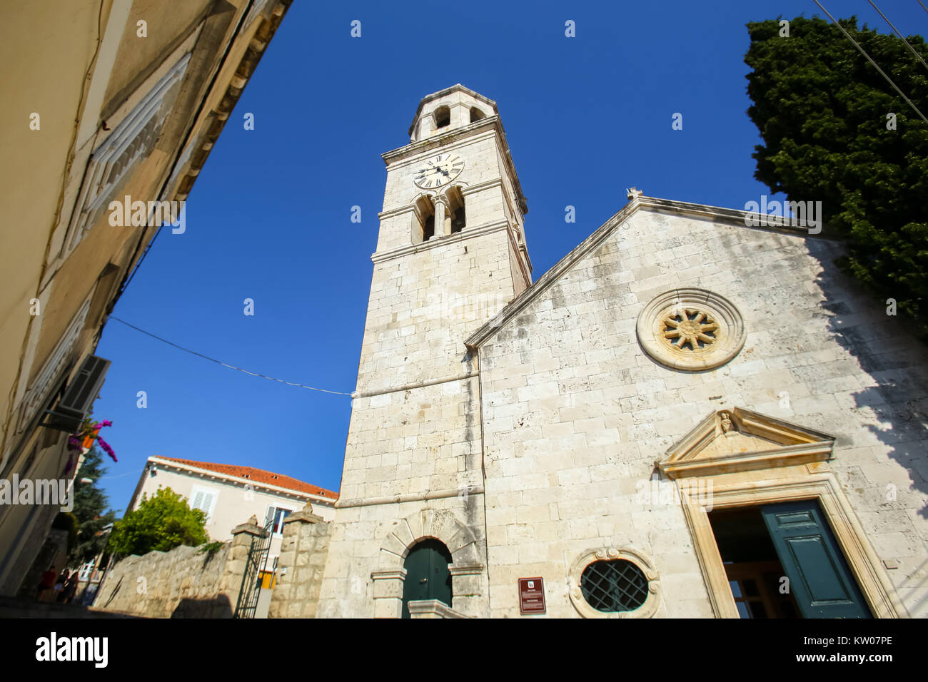 Chiesa di San Nicola in Cavtat, Croazia. Foto Stock