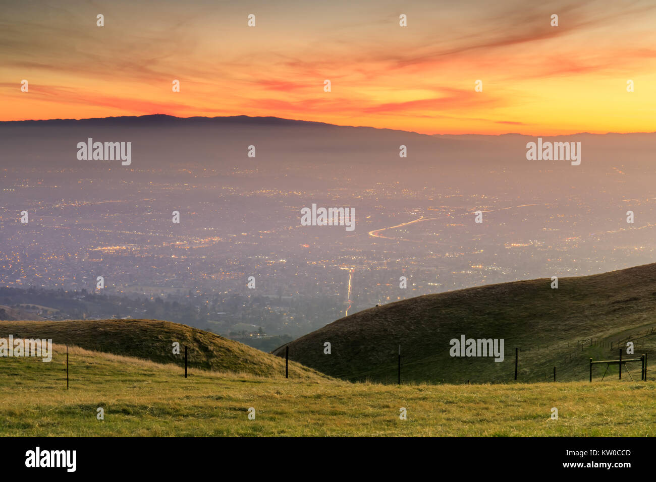 Silicon Valley Golden ore Foto Stock