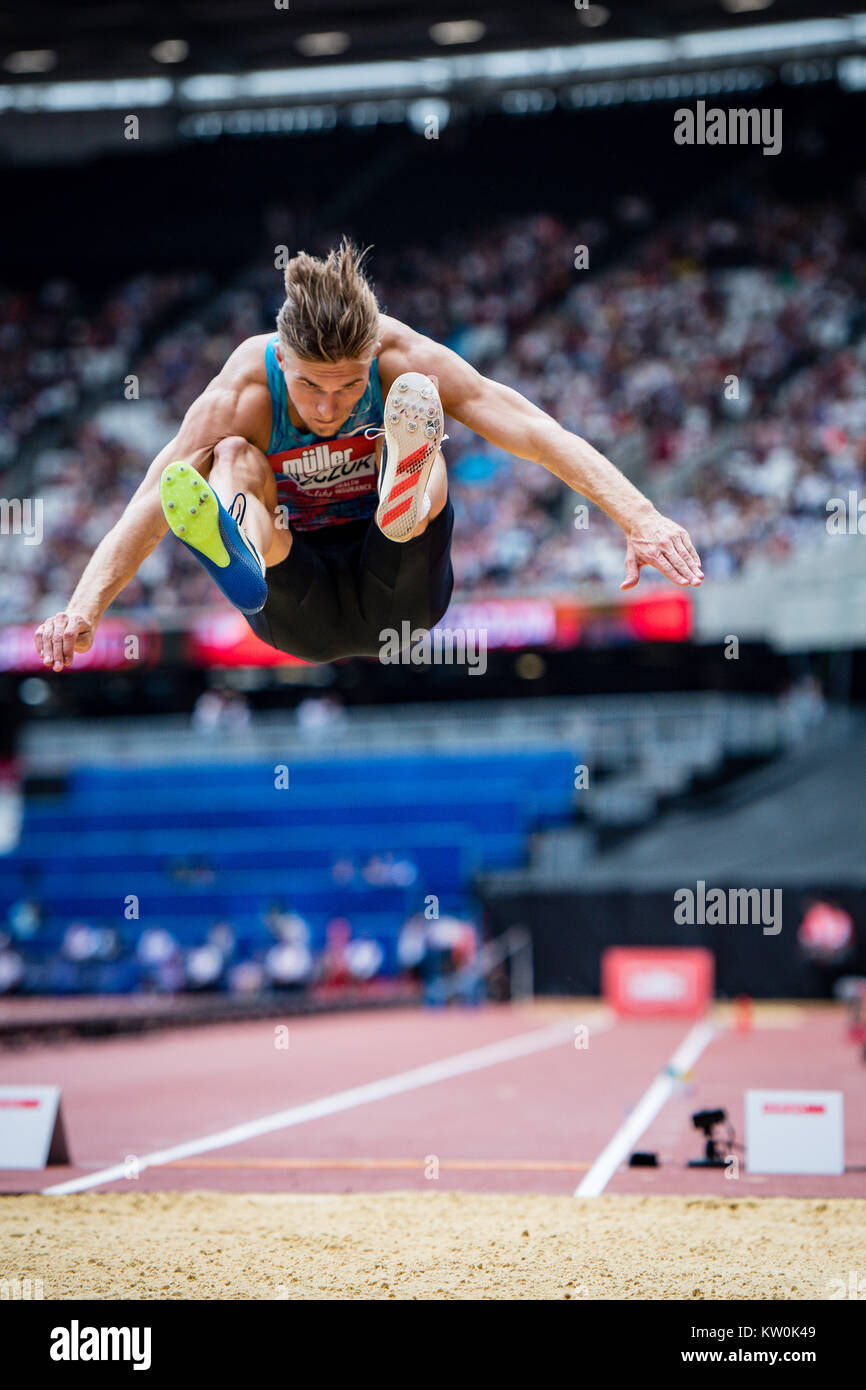 09/07/2017 Londra Queen Elizabeth Olympic Park Stadium Diamond League Foto Stock