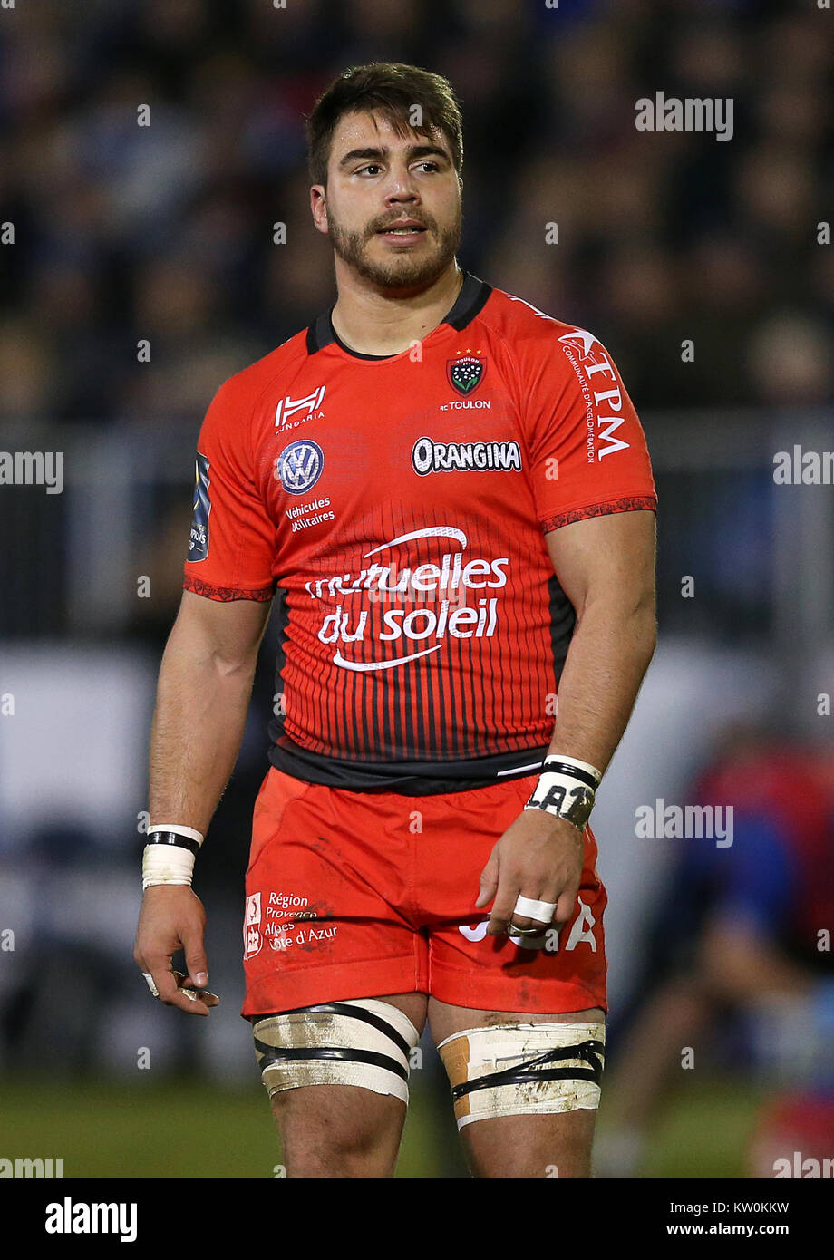 RC Toulon's Facundo Isa durante il rugby europeo Champions Cup, piscina  cinque corrisponde alla massa di ricreazione, vasca da bagno Foto stock -  Alamy