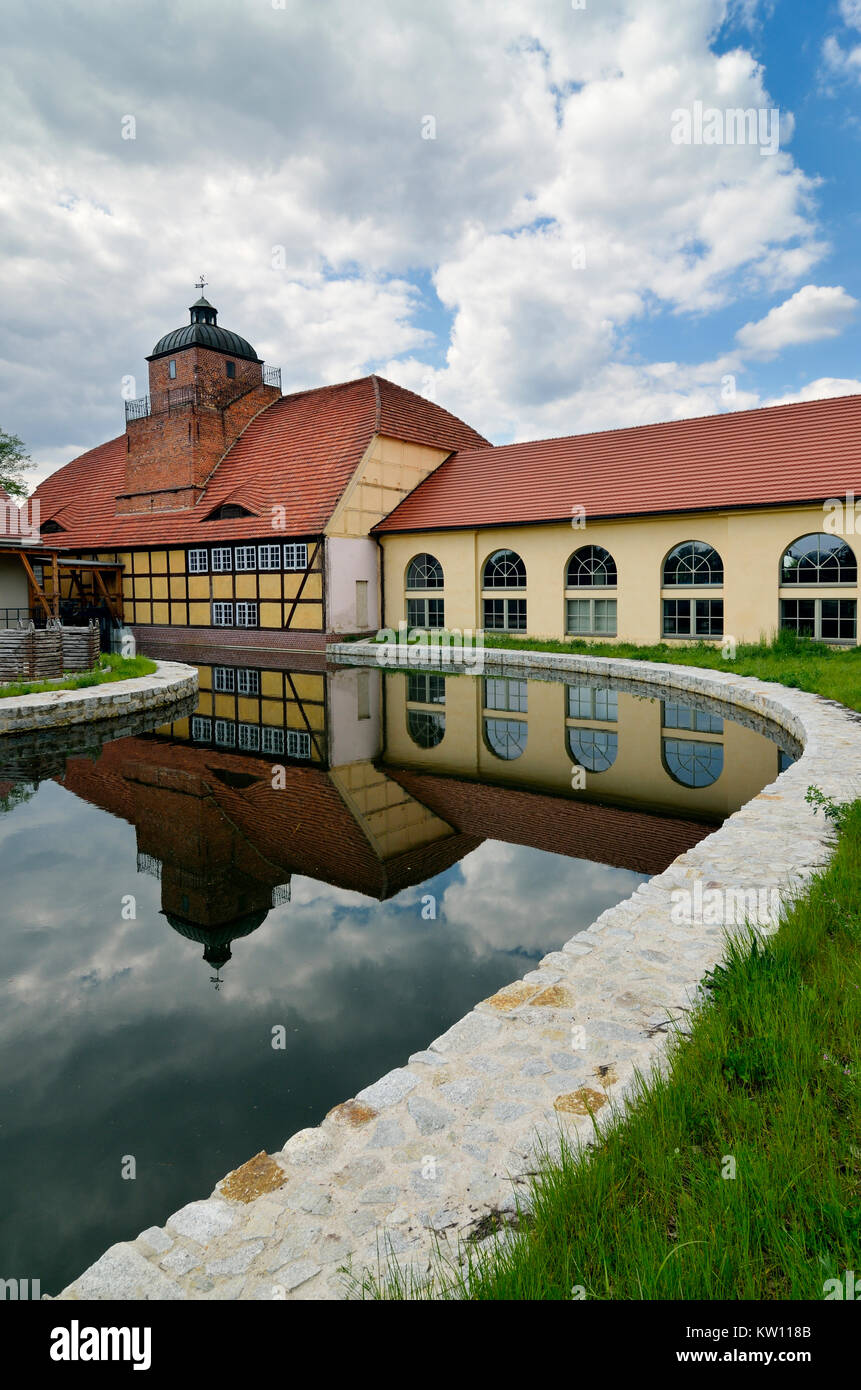 Peitz, bassa sede tiepida, fonderie di ghisa e il museo della pesca, Niederlausitz, Eisenhütten und Fischereimuseum Foto Stock