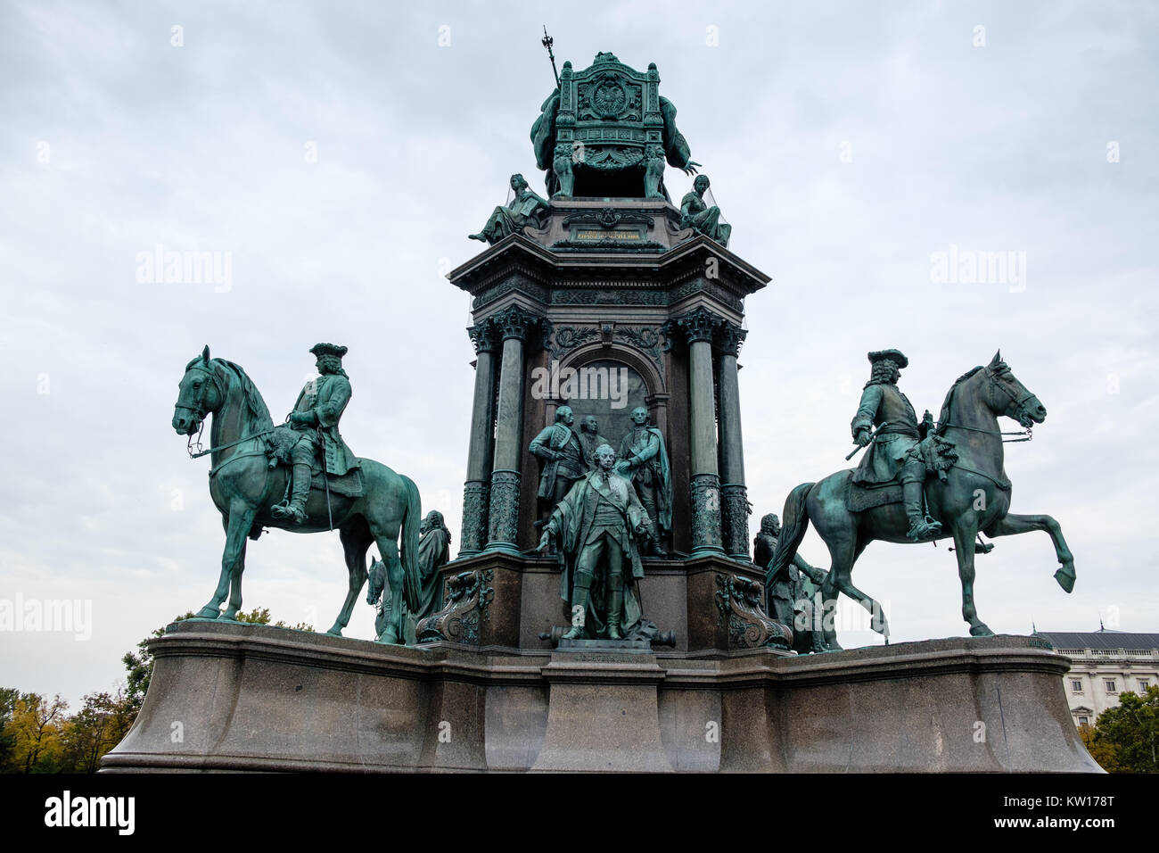 Maria-Theresien-Platz, Vienna, Austria Foto Stock