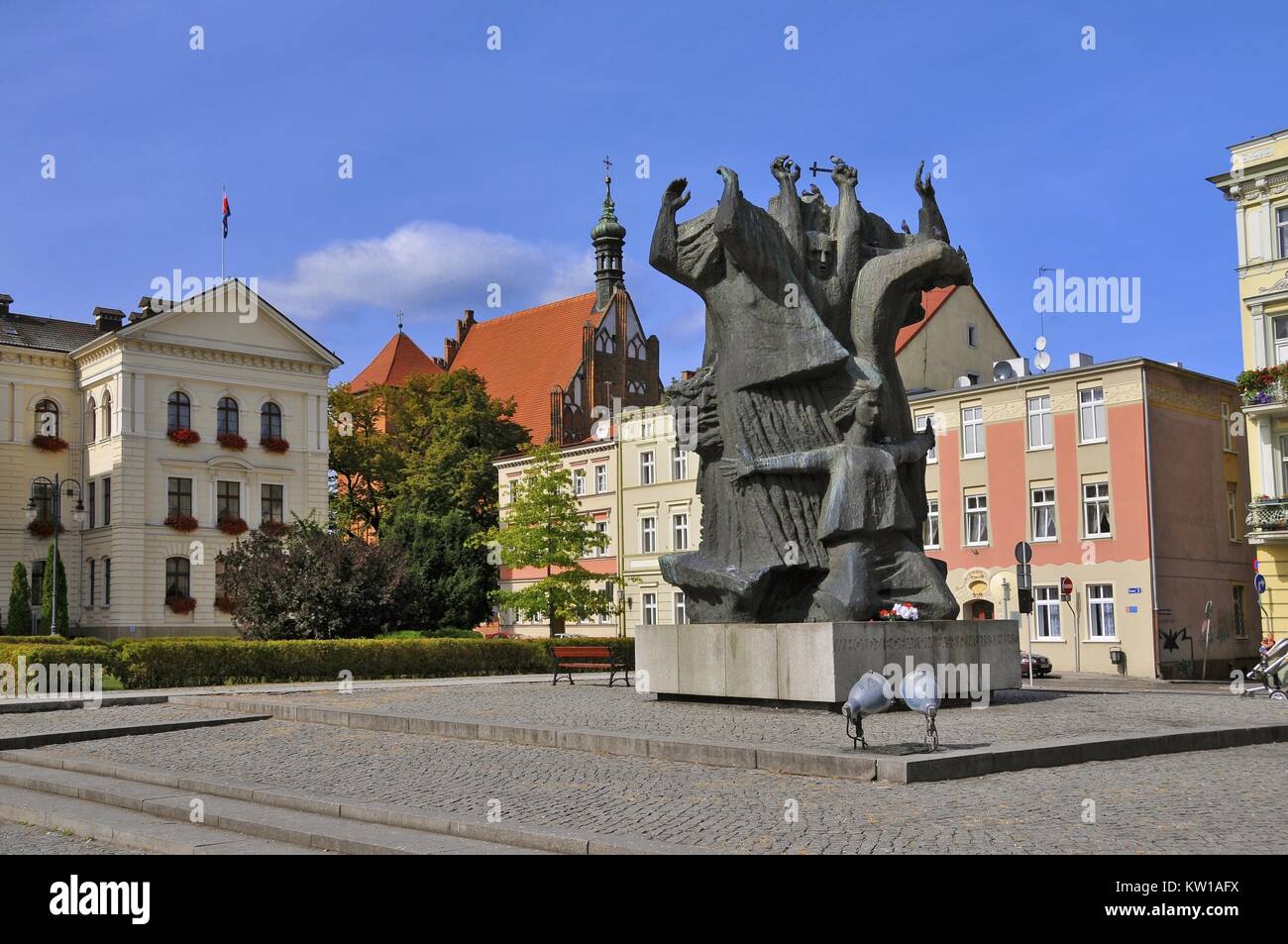 Un monumento di lotta e di martirio della terra di Bydgoszcz. Bydgoszcz, Kuyavian-Pomeranian voivodato, Polonia. Foto Stock