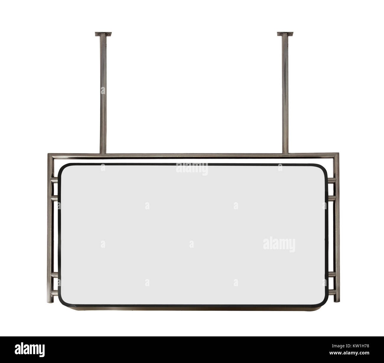 Cartello pubblicitario da appendere board Foto Stock