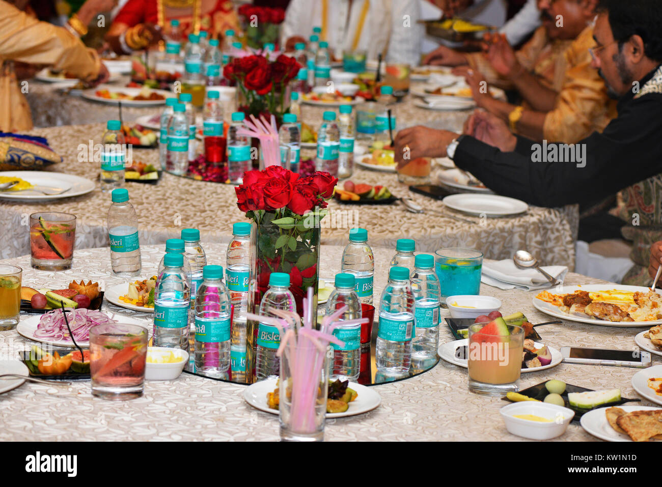 Ricevimento di nozze Foto Stock