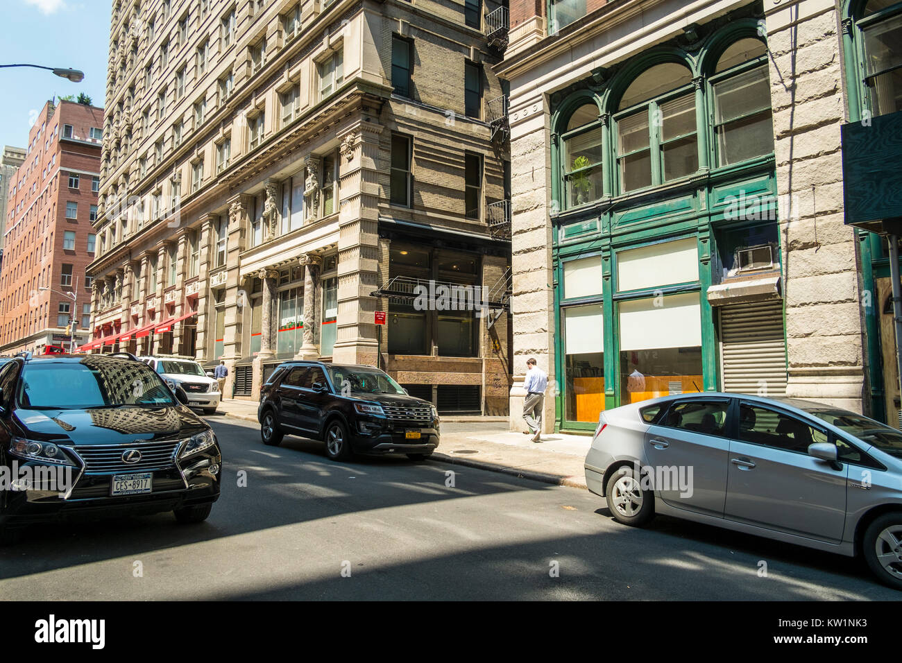 Soho Streets di New York Foto Stock