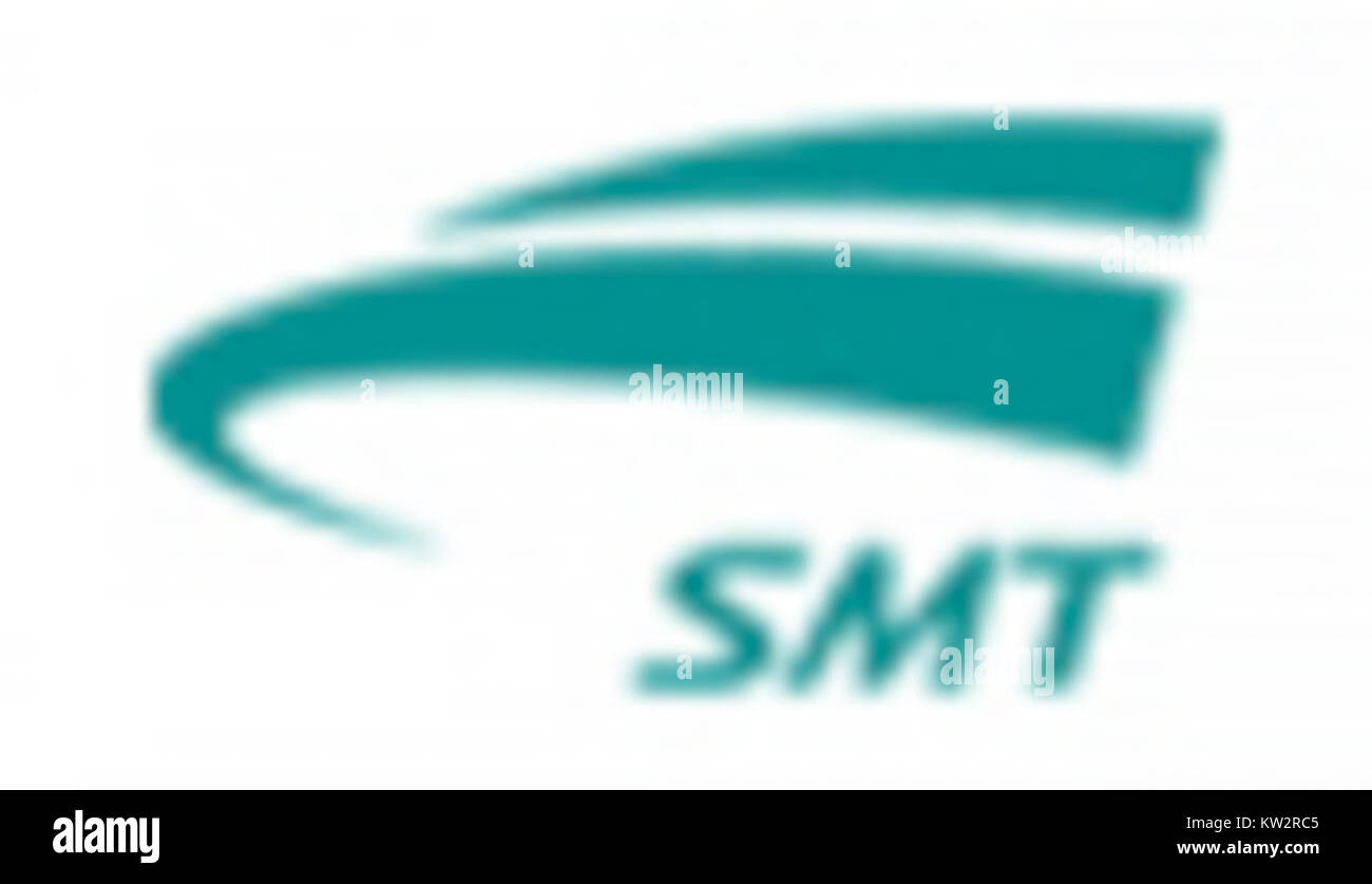 Il logo Shanghai Maglev rappresenta il sistema di levitazione magnetica ad alta velocità di Shanghai, Cina. Il sistema è noto per la sua elevata velocità di marcia e la tecnologia avanzata. Foto Stock