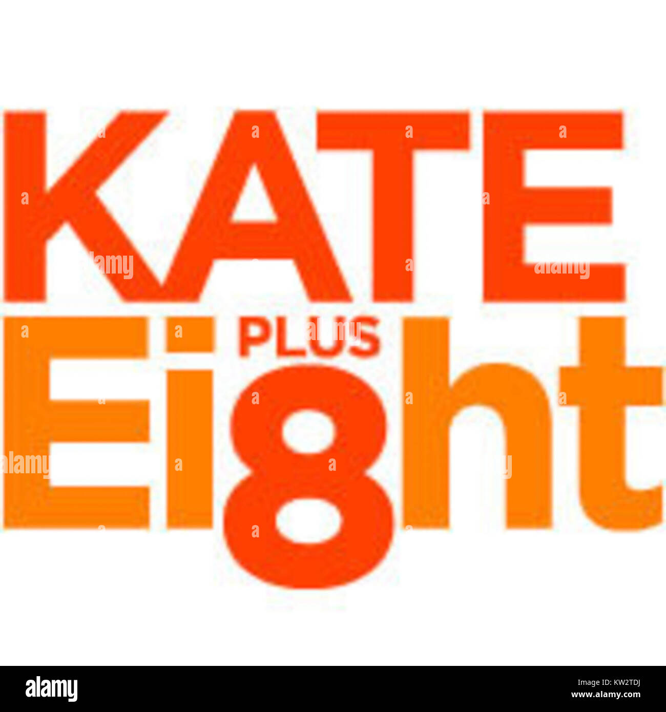 "Kate Plus 8" si riferisce al popolare reality show televisivo incentrato su Kate Gosselin e i suoi otto figli. La serie ha guadagnato un'attenzione diffusa per la sua rappresentazione della vita familiare e dei genitori. Foto Stock