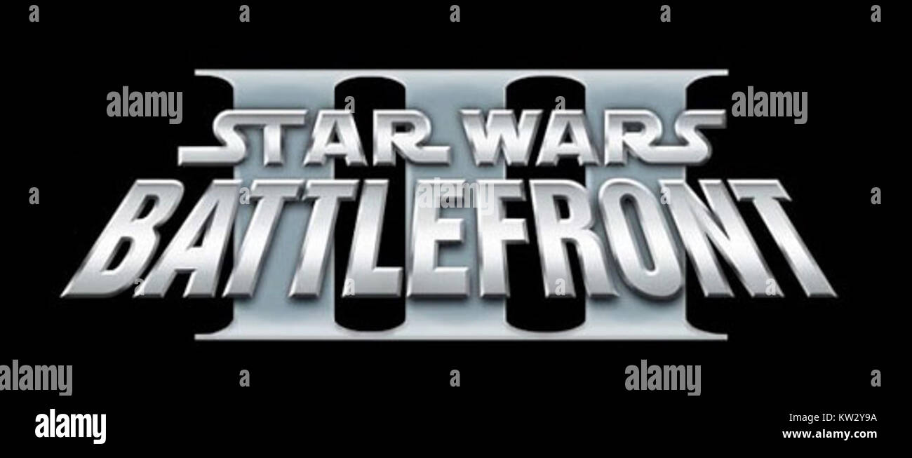 Il logo Star Wars Battlefront III Foto Stock